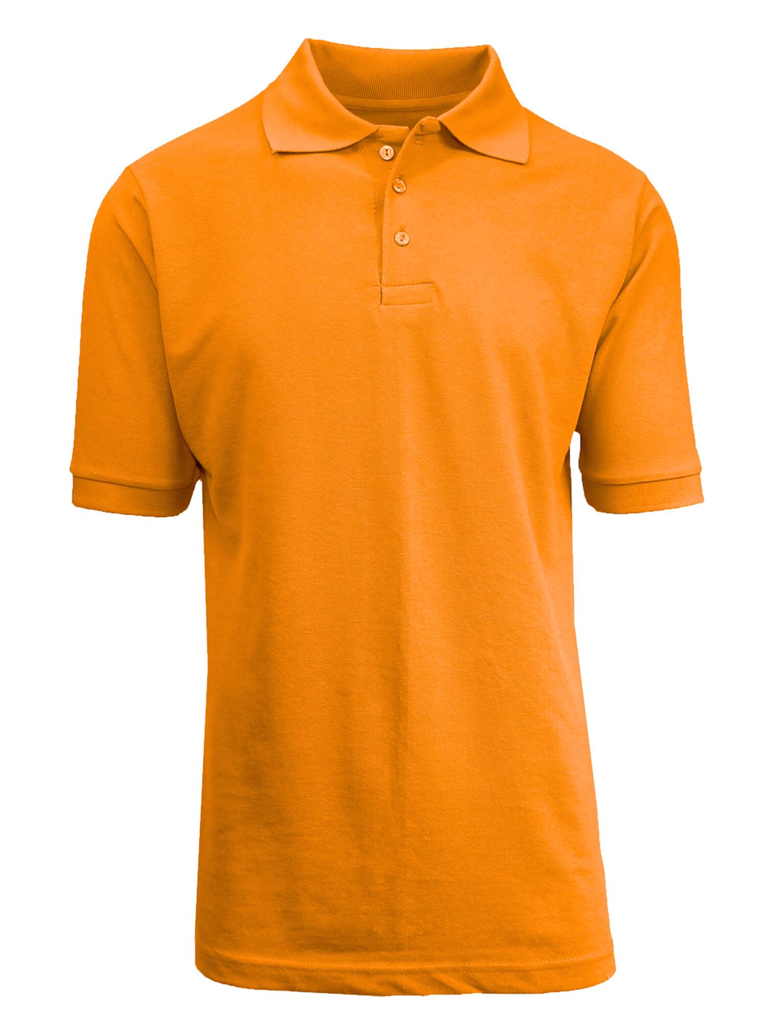 Galaxy by Harvic Short Sleeve Men's Pique Polo Shirt