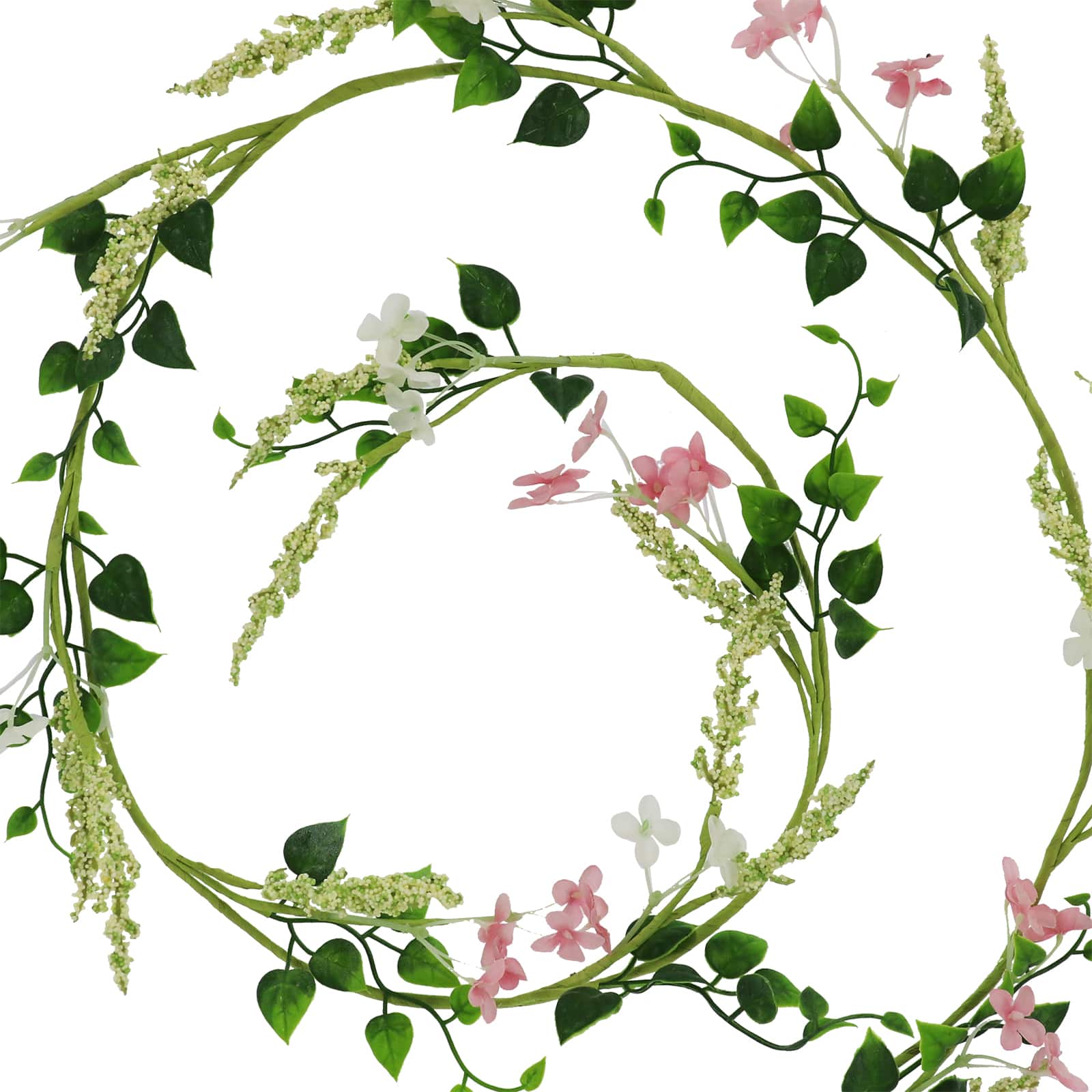 5ft. Mixed Heather Coiled Garland by Ashland®