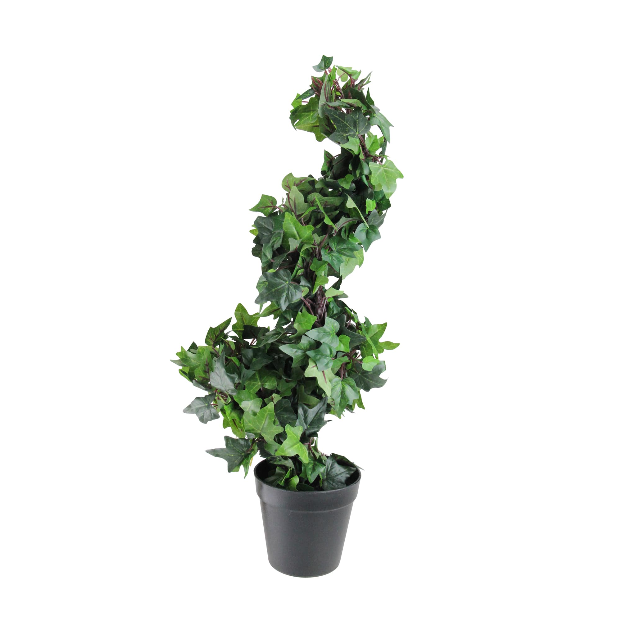 22.5&#x22; Artificial Winding English Ivy Spiral Shaped Shrub