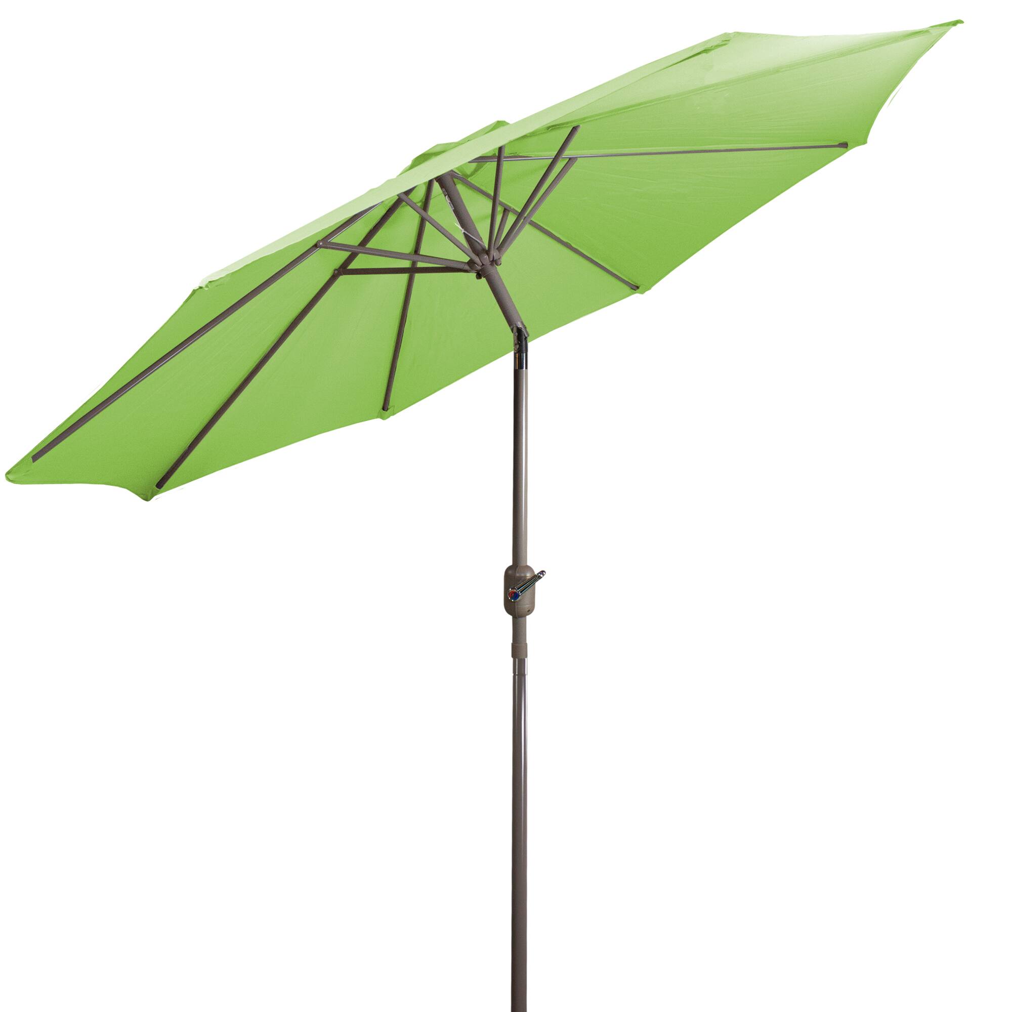 9ft. Outdoor Patio Market Umbrella with Hand Crank &#x26; Tilt