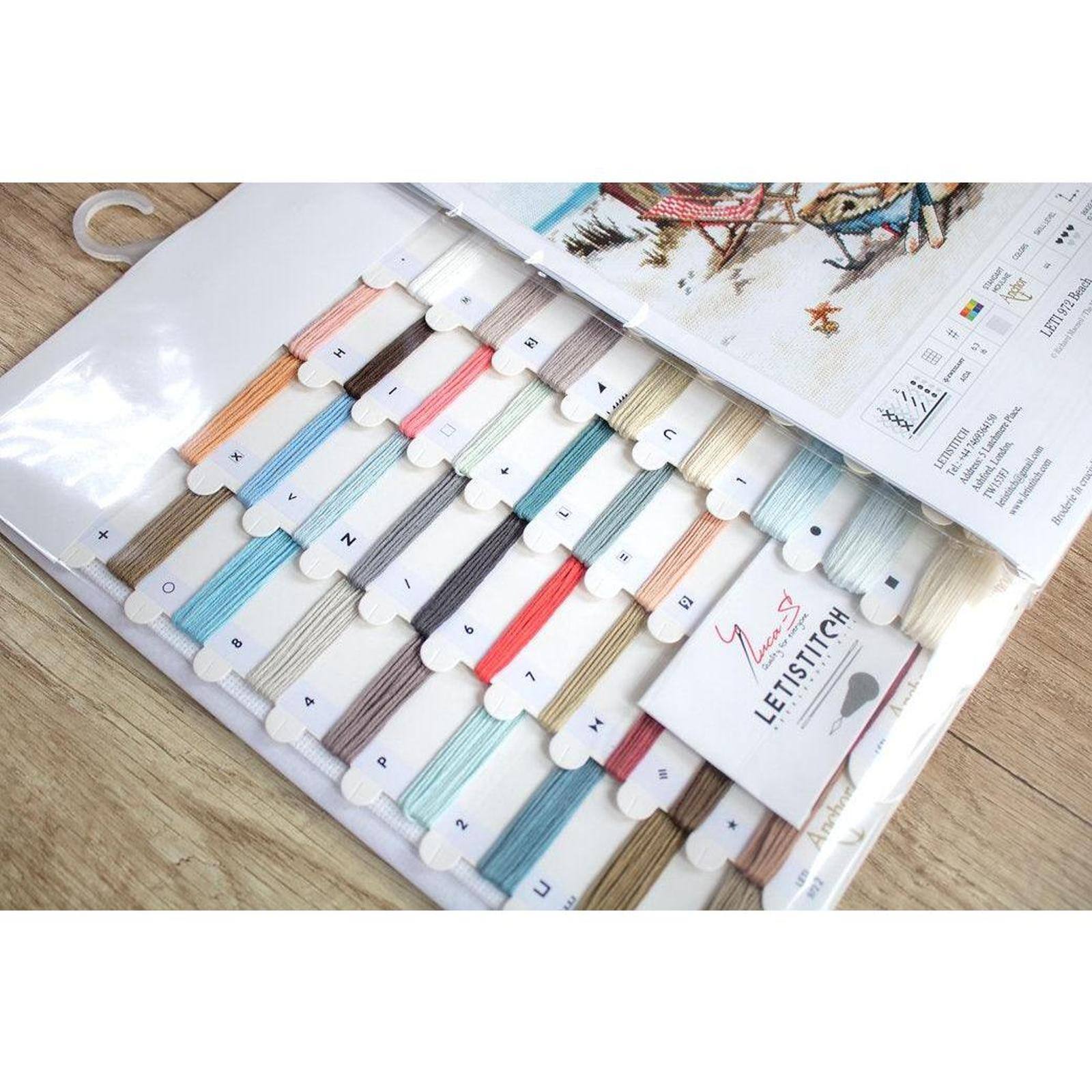 Letistitch Beach Counted Cross Stitch Kit