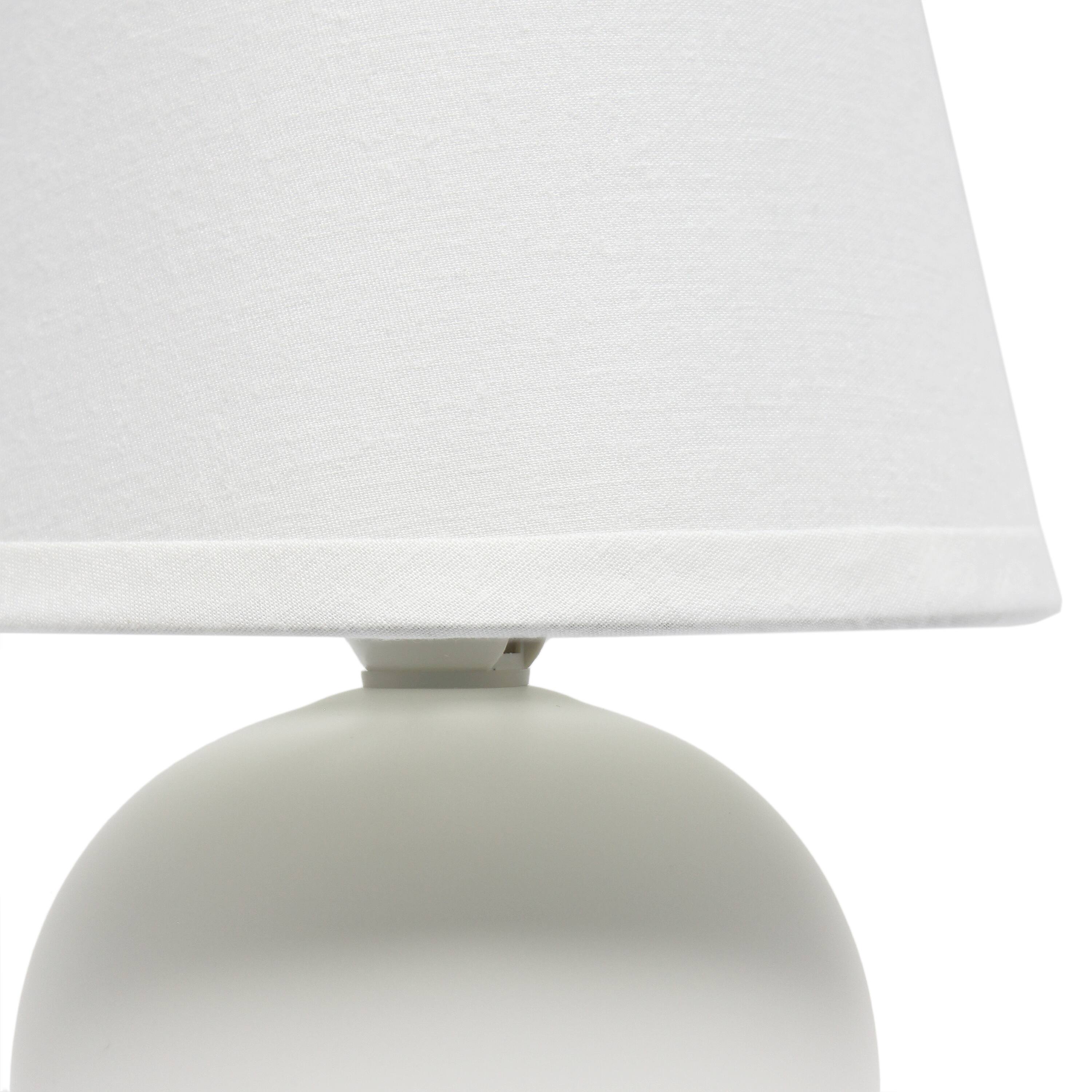 Creekwood Home Nauru 8.5&#x22; Ceramic Orb Base Table Lamp