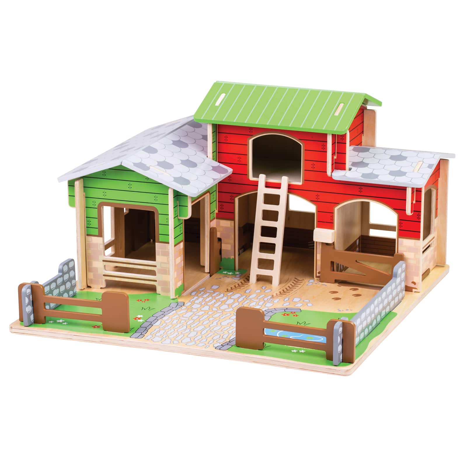 Bigjigs&#xAE; Cobblestone Farm Playset