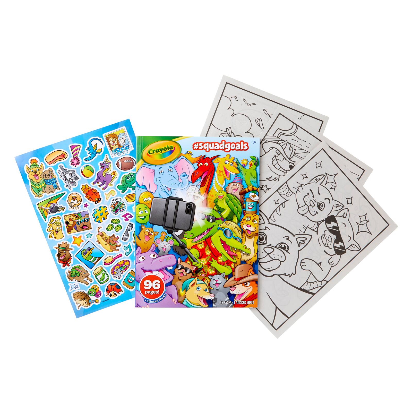 Download 12 Pack Crayola Squadgoals Coloring Book Michaels