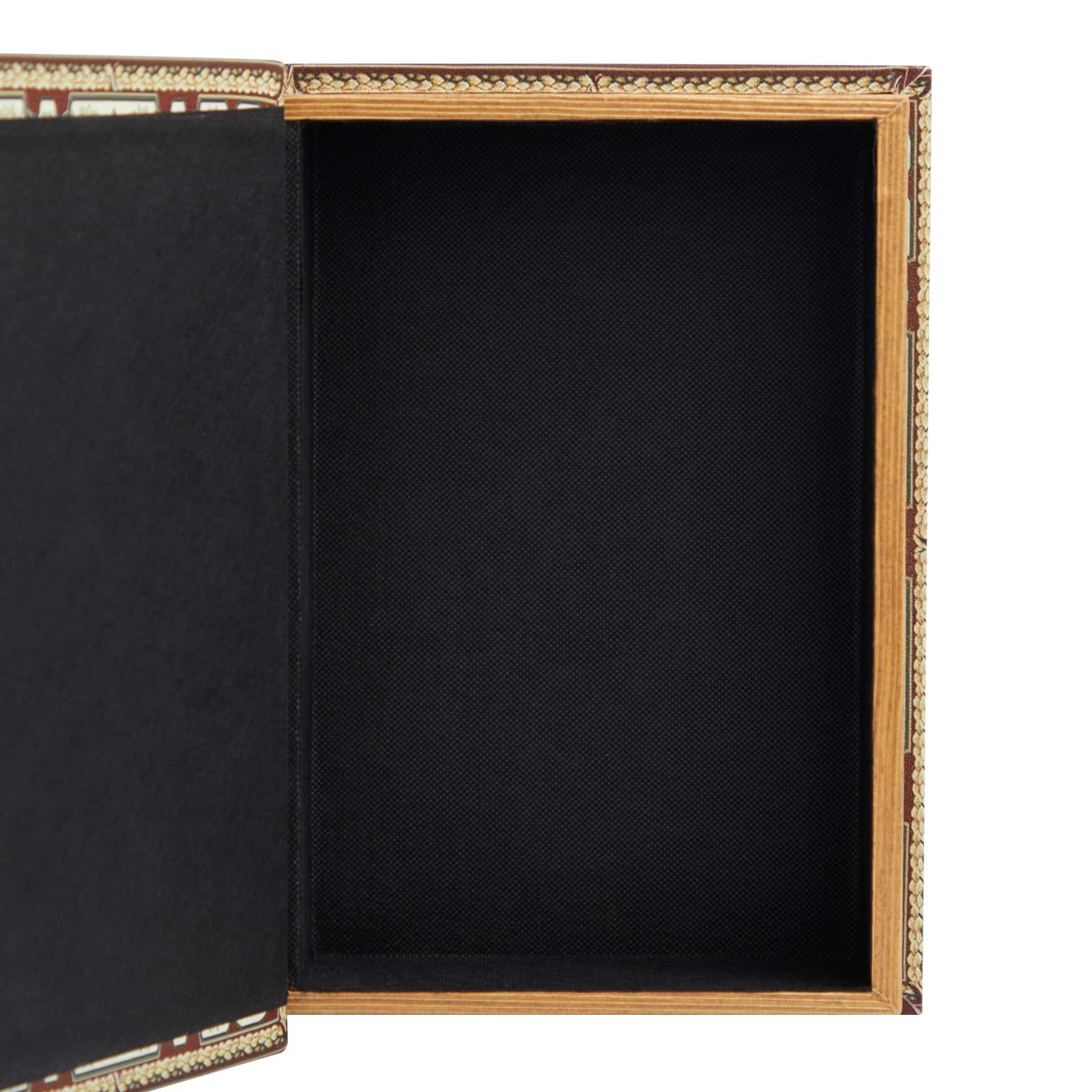 Arabesque Pattern Canvas Storage Book Box Set