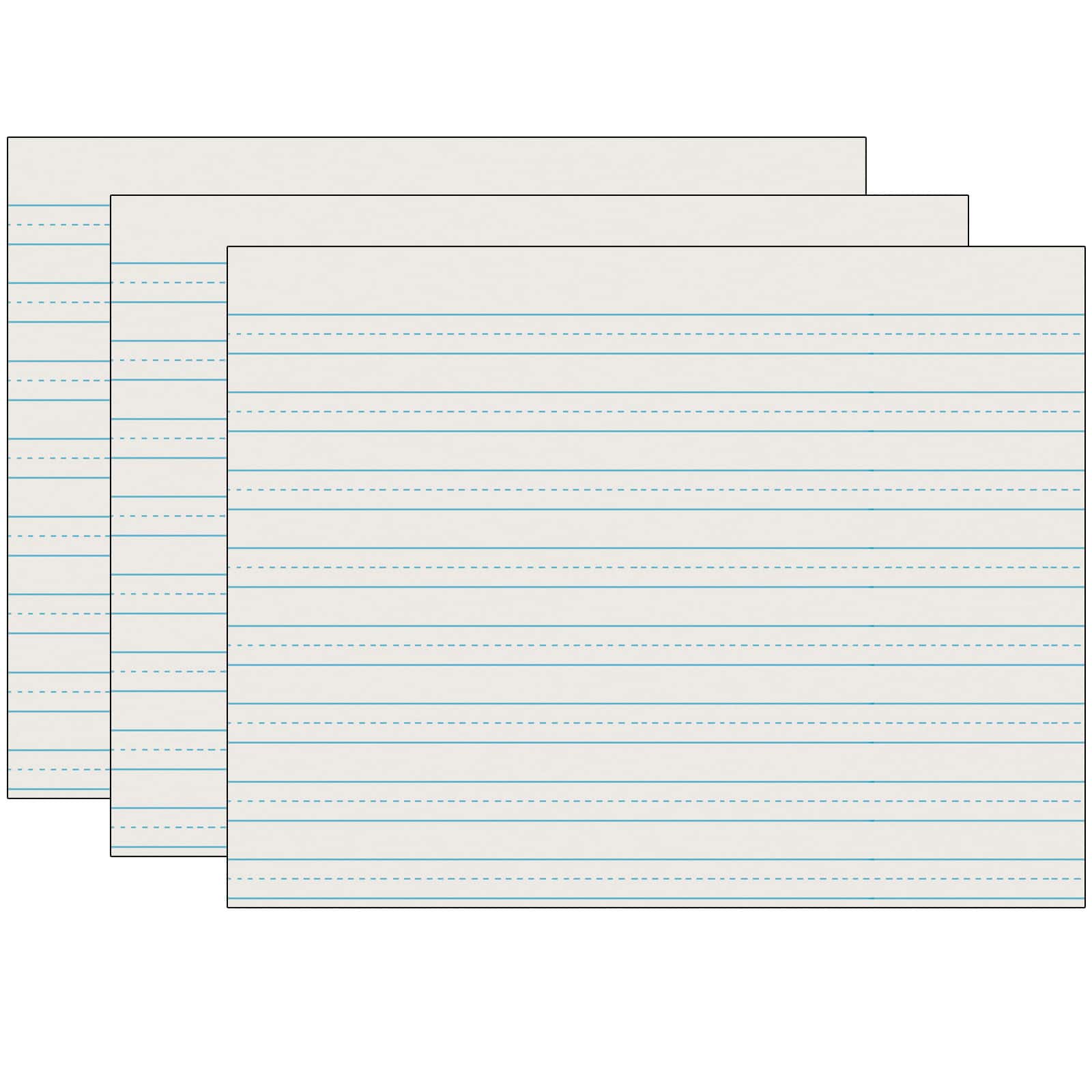 Pacon&#xAE; Newsprint Skip-A-Line Handwriting Paper, 3 Packs of 500