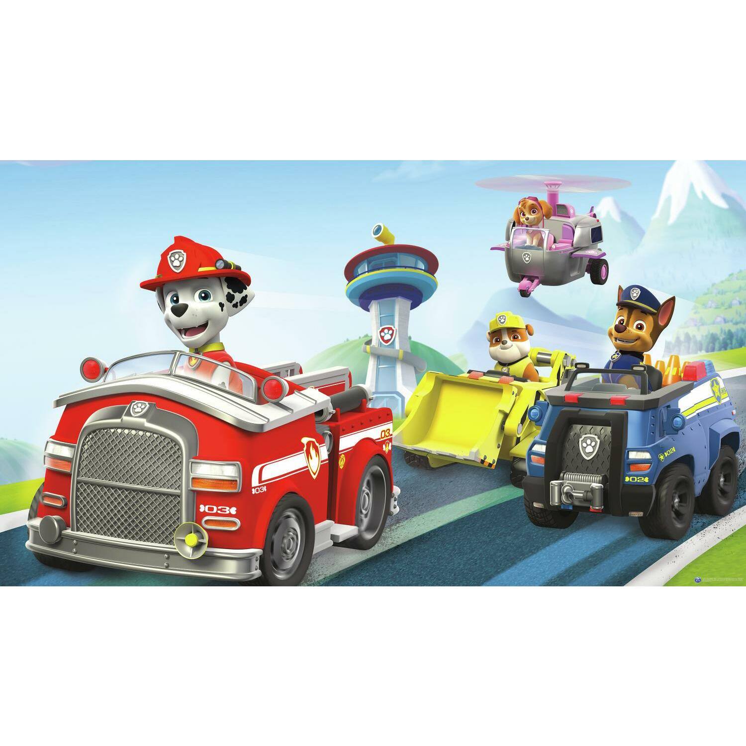 RoomMates Paw Patrol Friends Spray & Stick Wall Mural