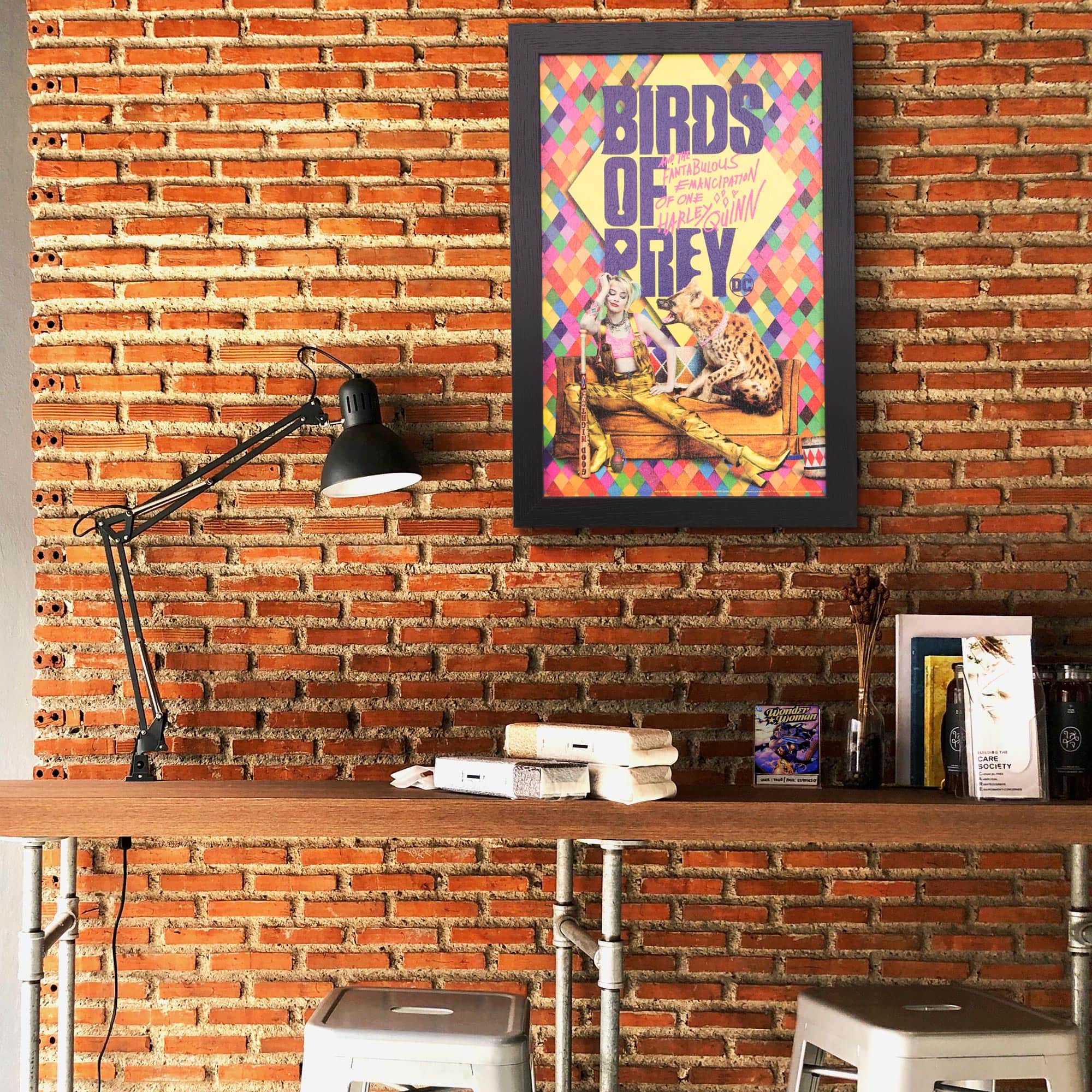 DC Comics&#x2122; Birds of Prey Harley Quinn Framed Wall Art