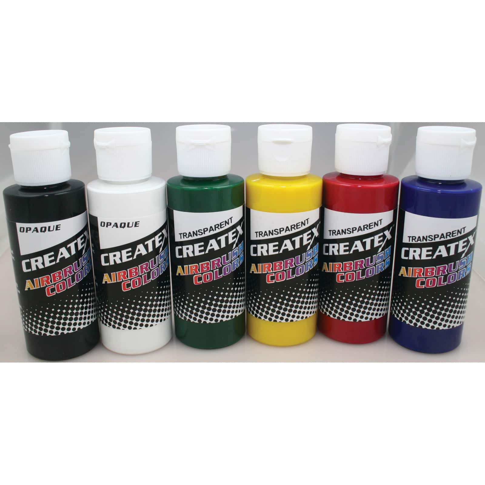 Createx&#x2122; Airbrush Color Primary 6 Color Set