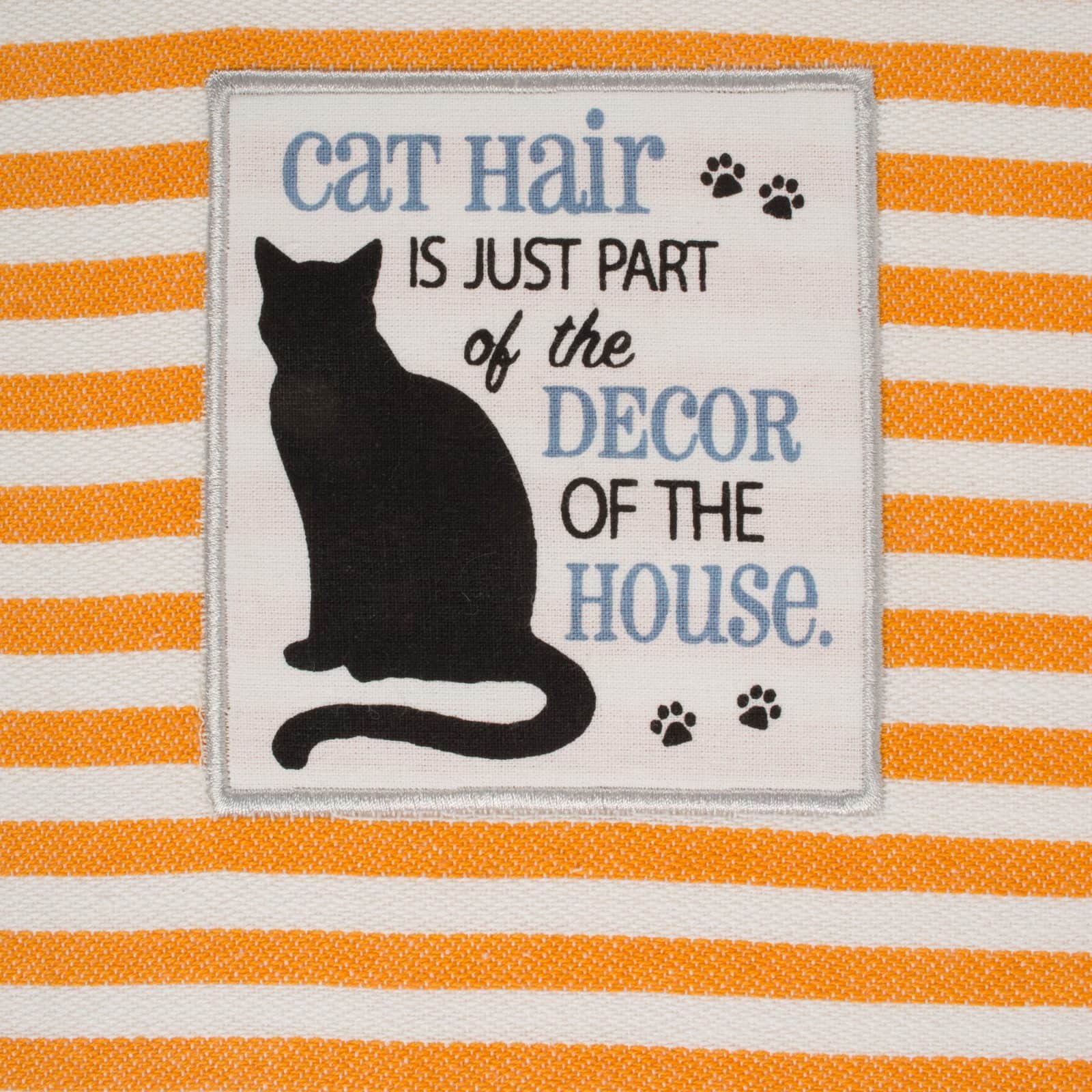 DII® Cats Meow Embellished Dishtowel Set