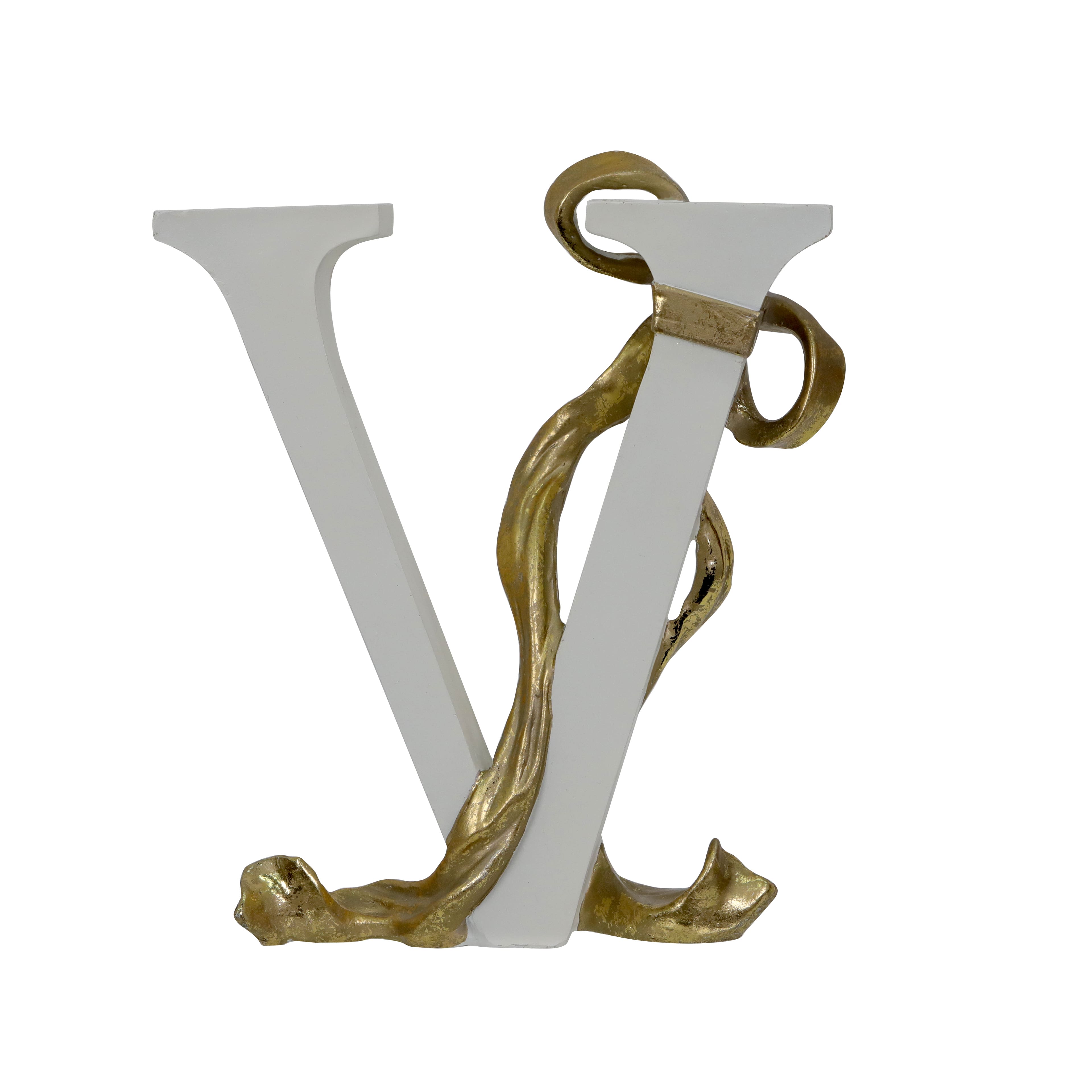 8.25&#x22; Gold Bow Monogram Letter by Ashland&#xAE;