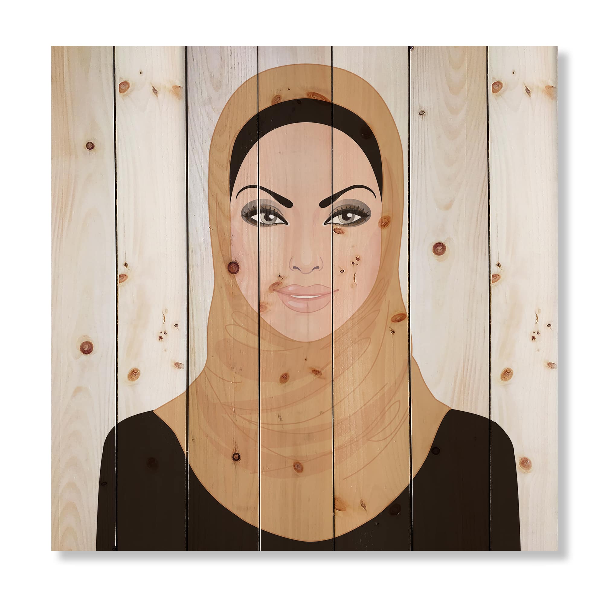 Designart - Portrait of Muslim Woman In Traditional Hijab