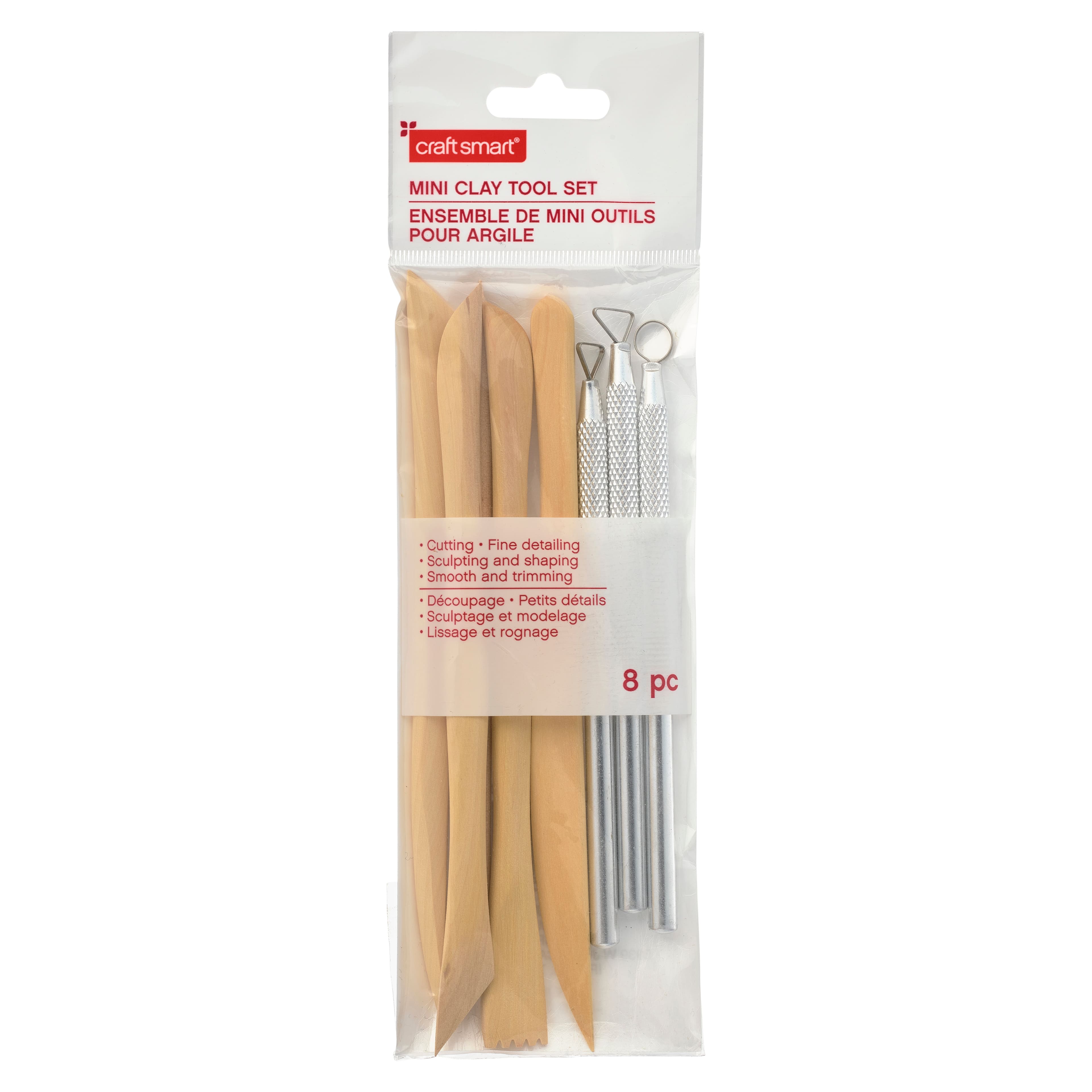 8pc Mini Clay Tool Set - The Compleat Sculptor - The Compleat Sculptor