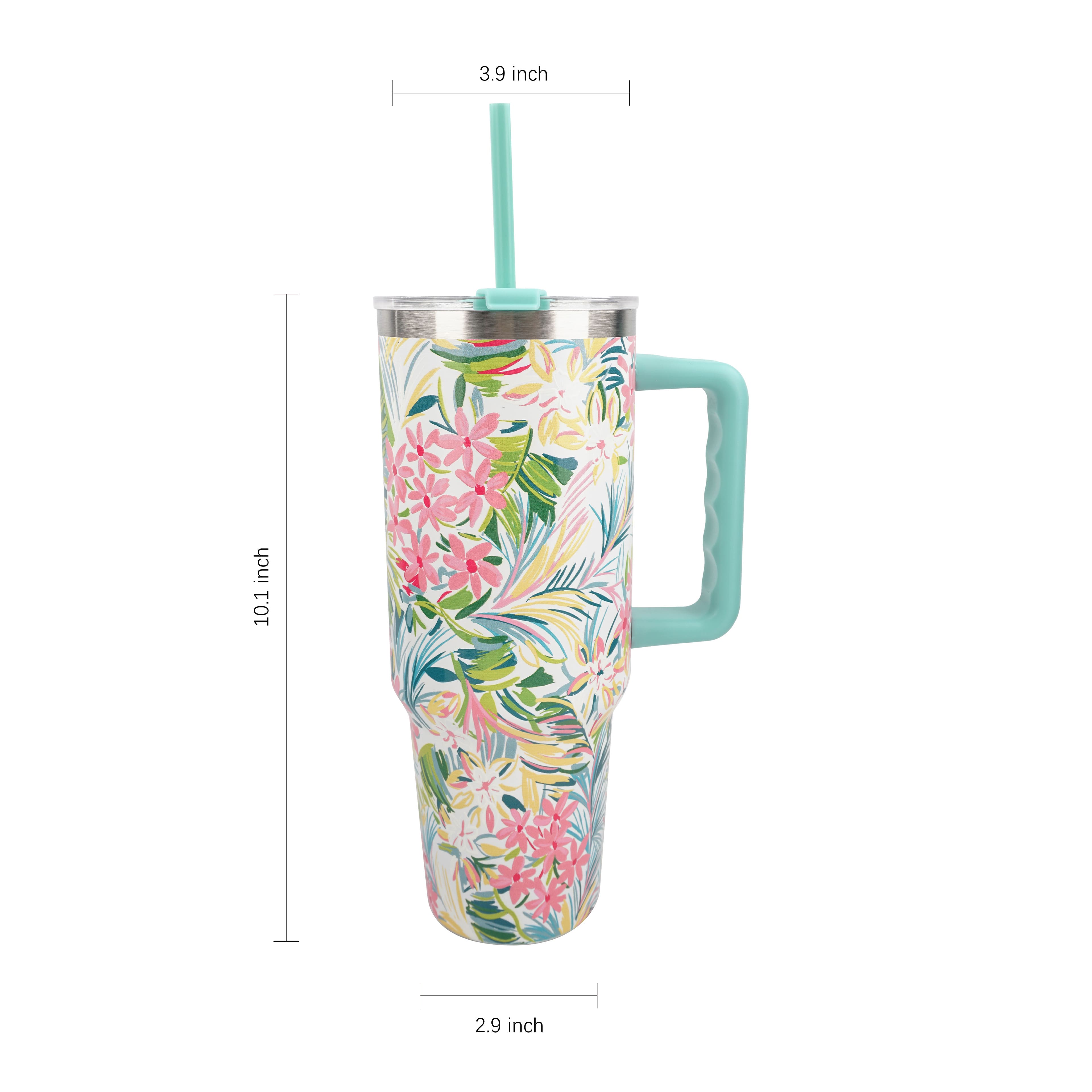 40oz. Tropical Toss Stainless Steel Insulated Tumbler by Celebrate It&#x2122;