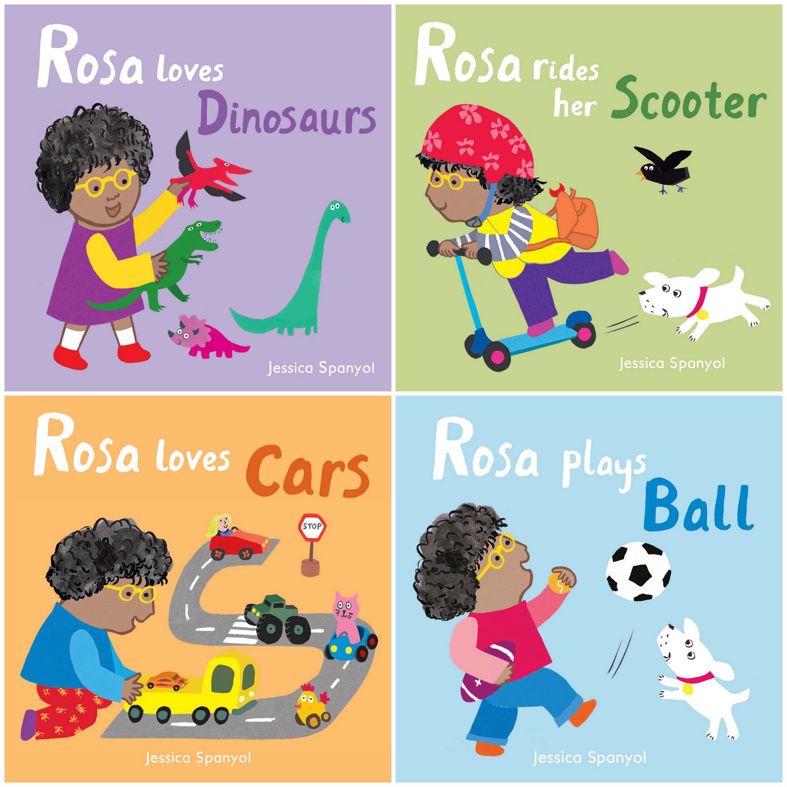 Child's Play All About Rosa Board Books, Set of 4