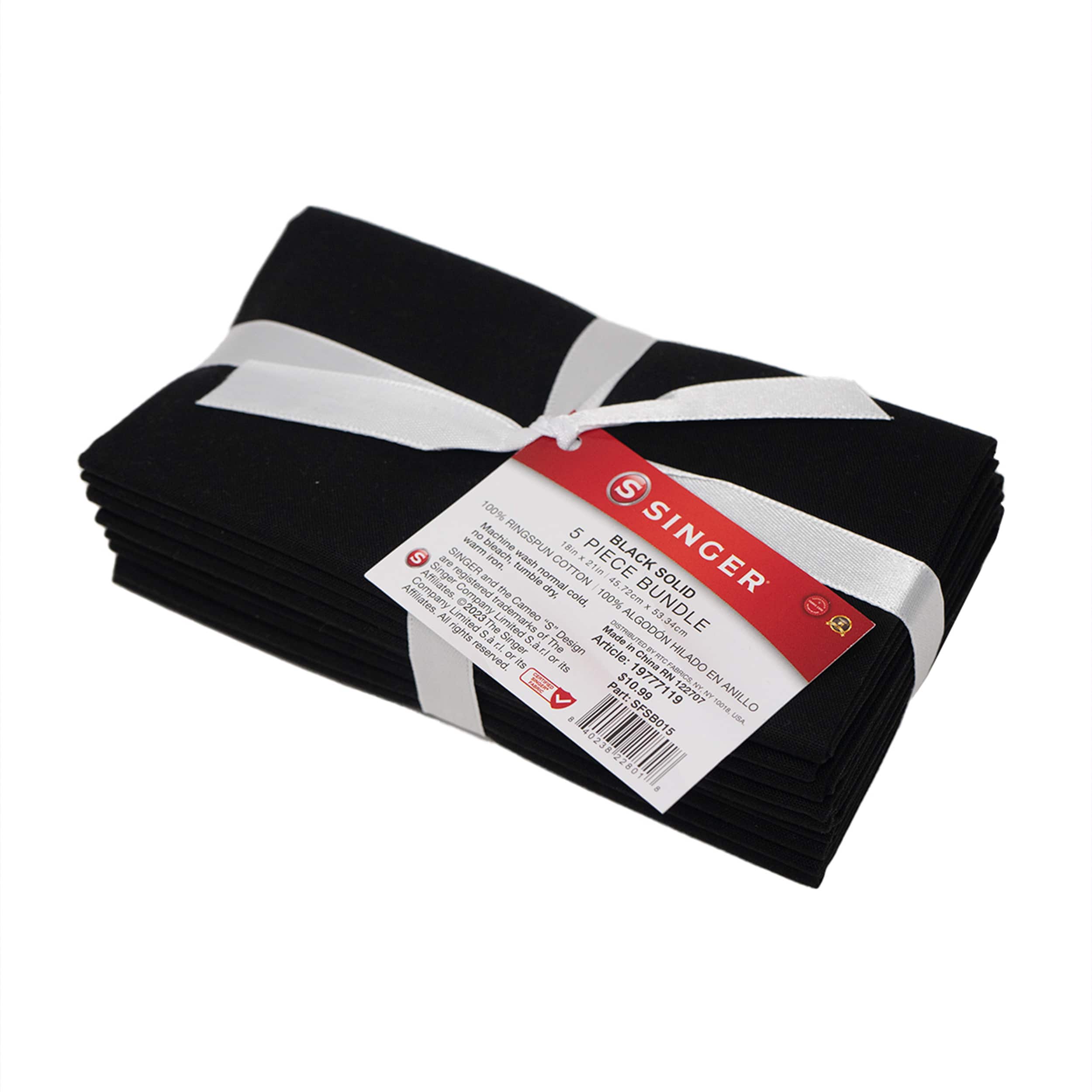 SINGER Solid Cotton Fabric Bundle | Michaels
