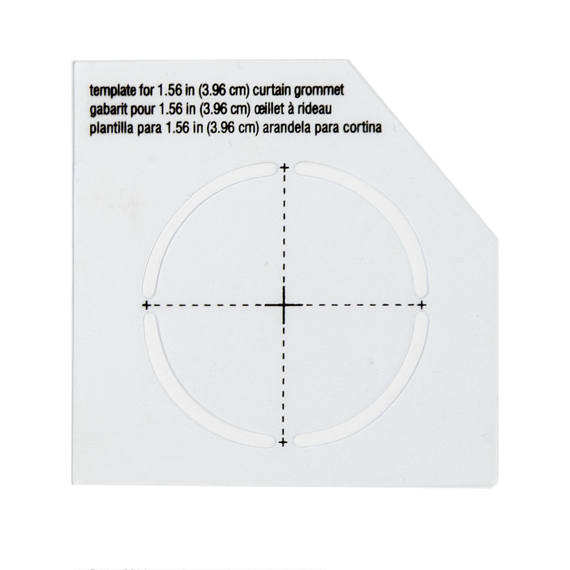 Dritz® Home Matte Black 1.562" Square Curtain Grommets, 8ct.