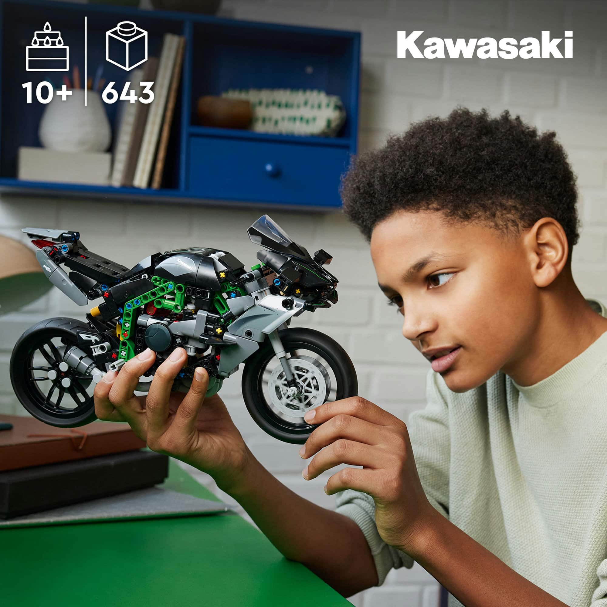 LEGO® Technic™ Kawasaki Ninja H2R Motorcycle Set 42170