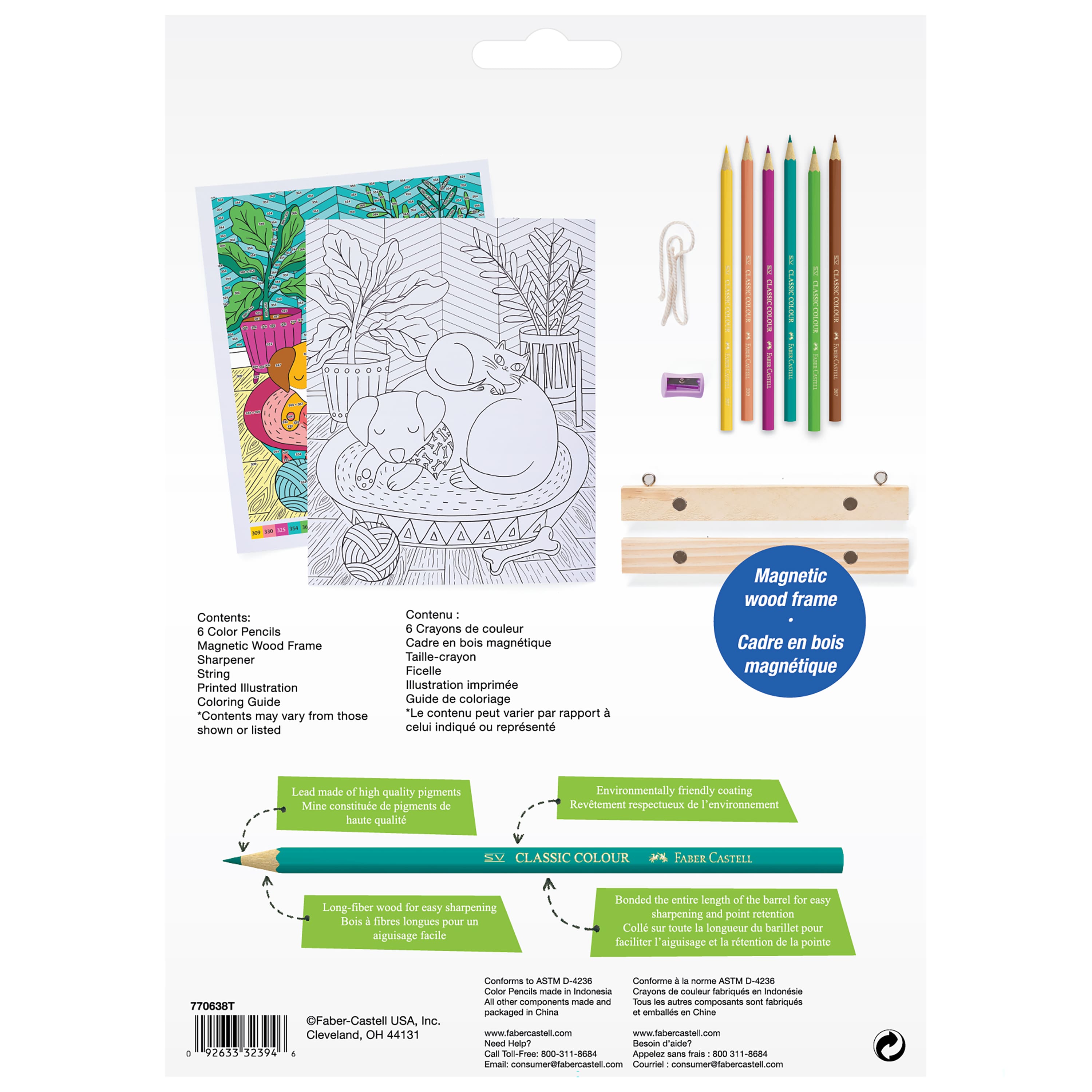 Faber-Castell&#xAE; Color-by-Number Pet Parents Wall Art