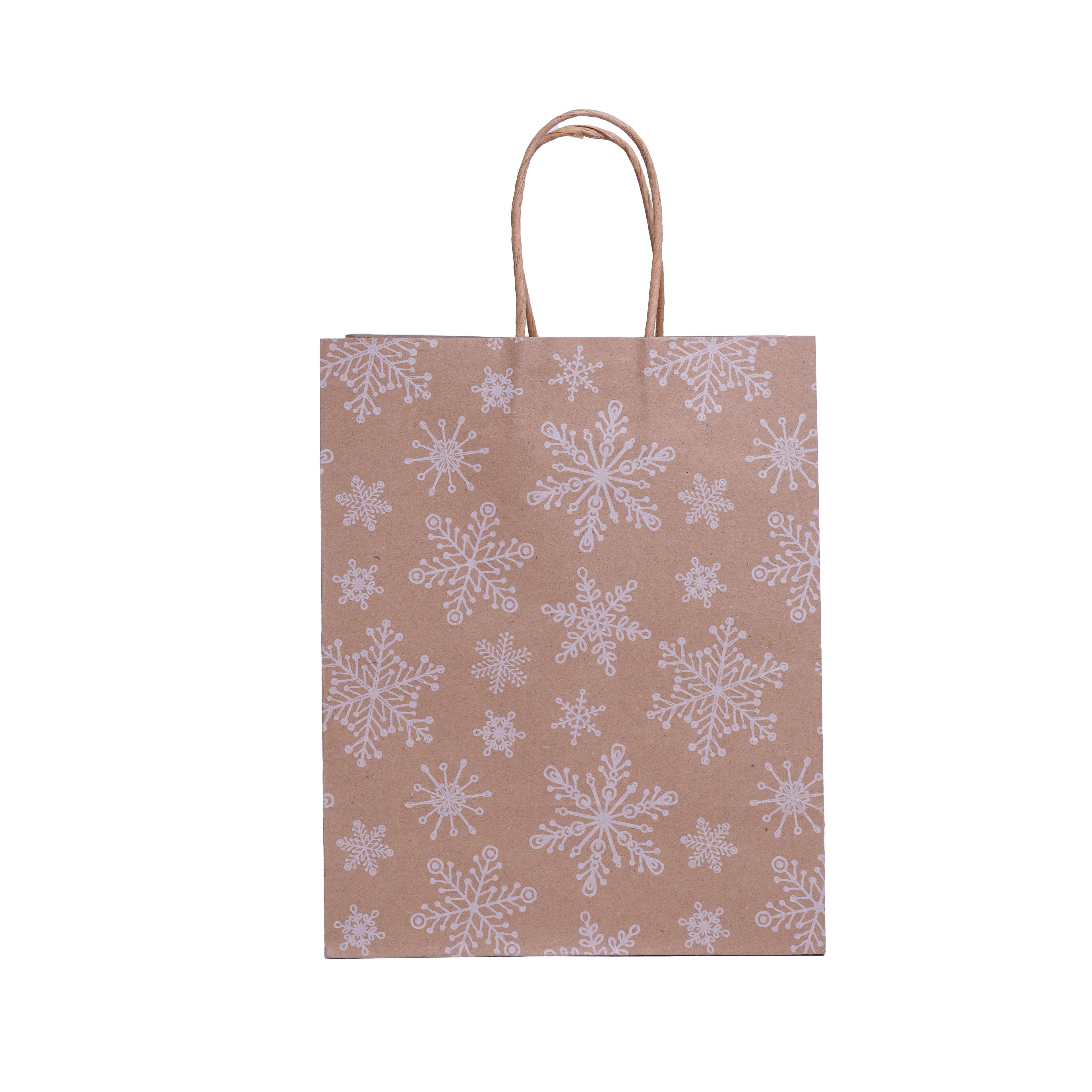 10&#x22; Snowflake Gift Bags, 5ct. by Celebrate It&#x2122;