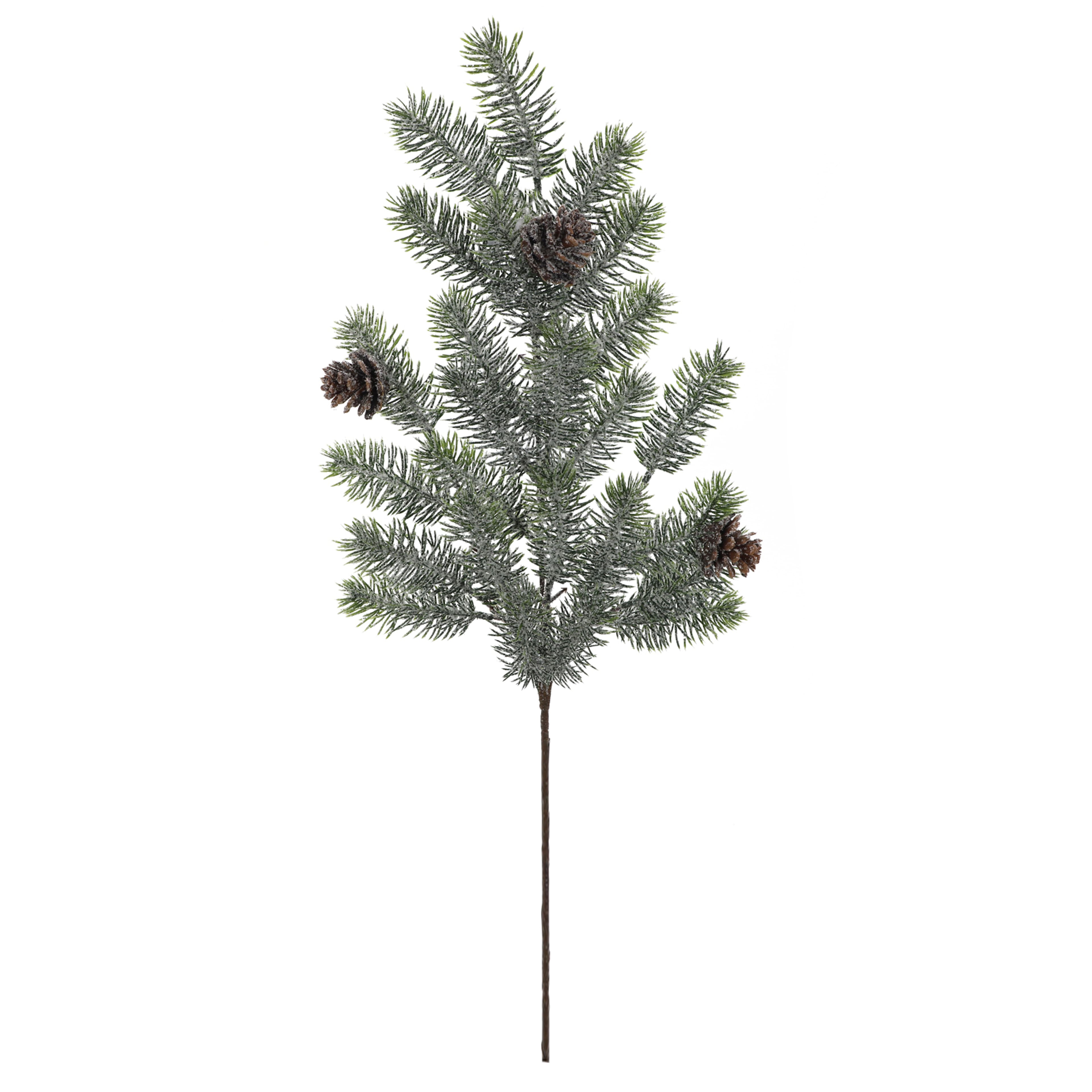 28&#x22; Snowy Pine &#x26; Pinecone Stem by Ashland&#xAE;