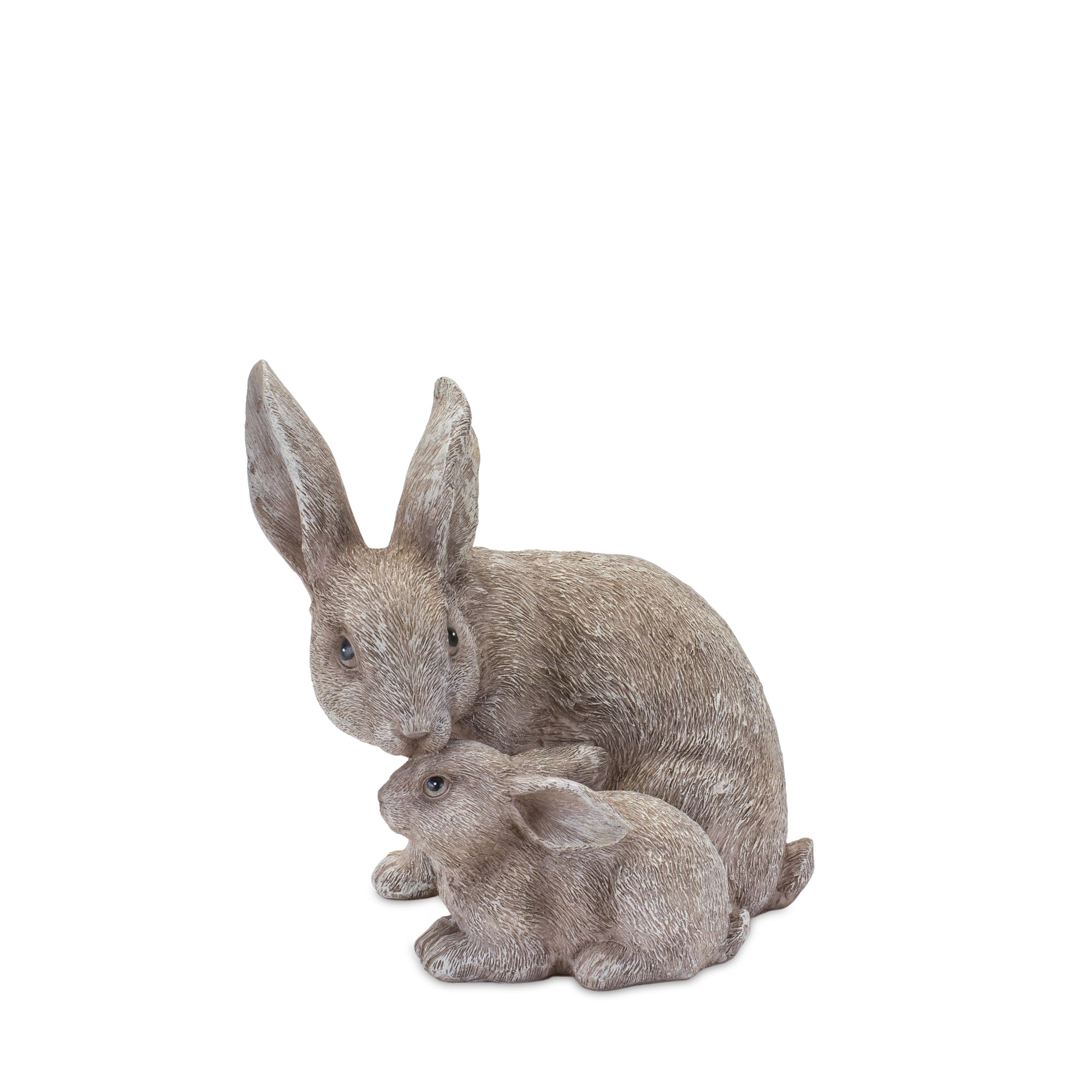 Rabbit With Bunny Figurine Set