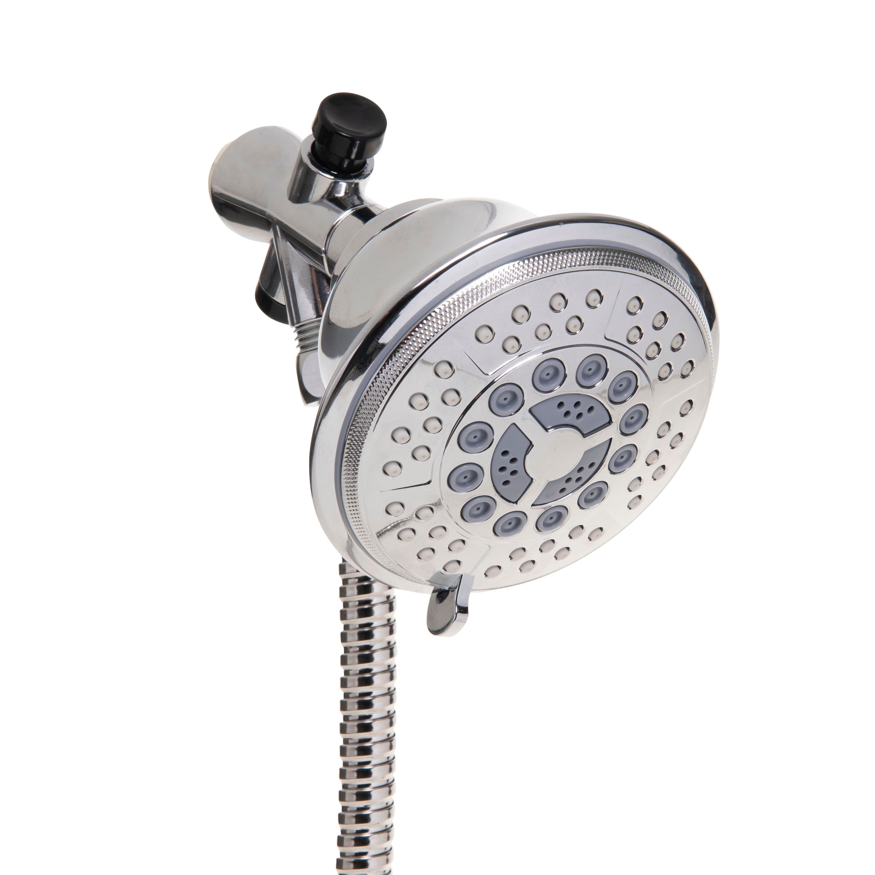 Bath Bliss Chrome 5 Function Luxury Dual Shower Head