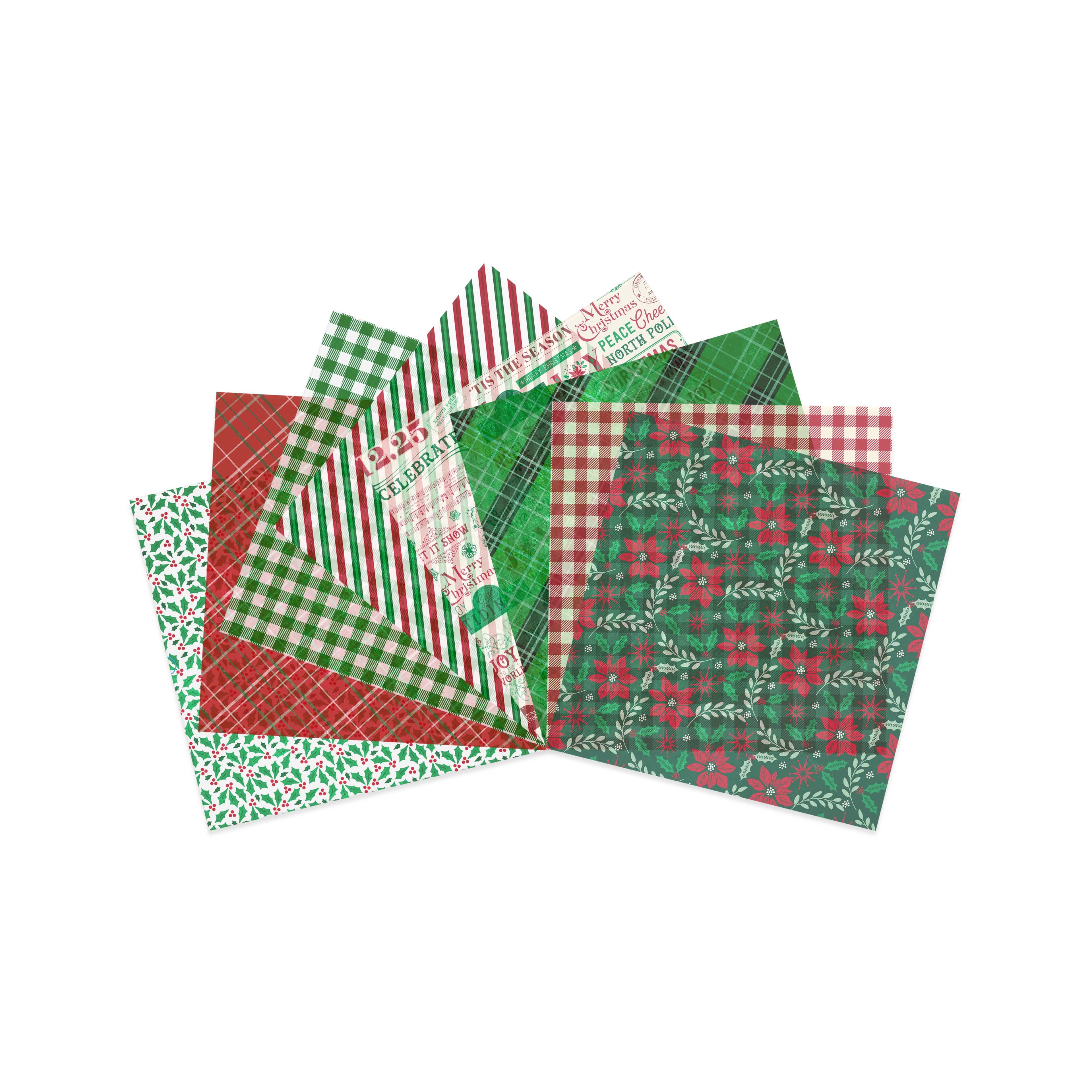 6&#x22; x 6&#x22; Christmas Vellum &#x26; Acetate Paper Pad by Recollections&#x2122;, 16 Sheets