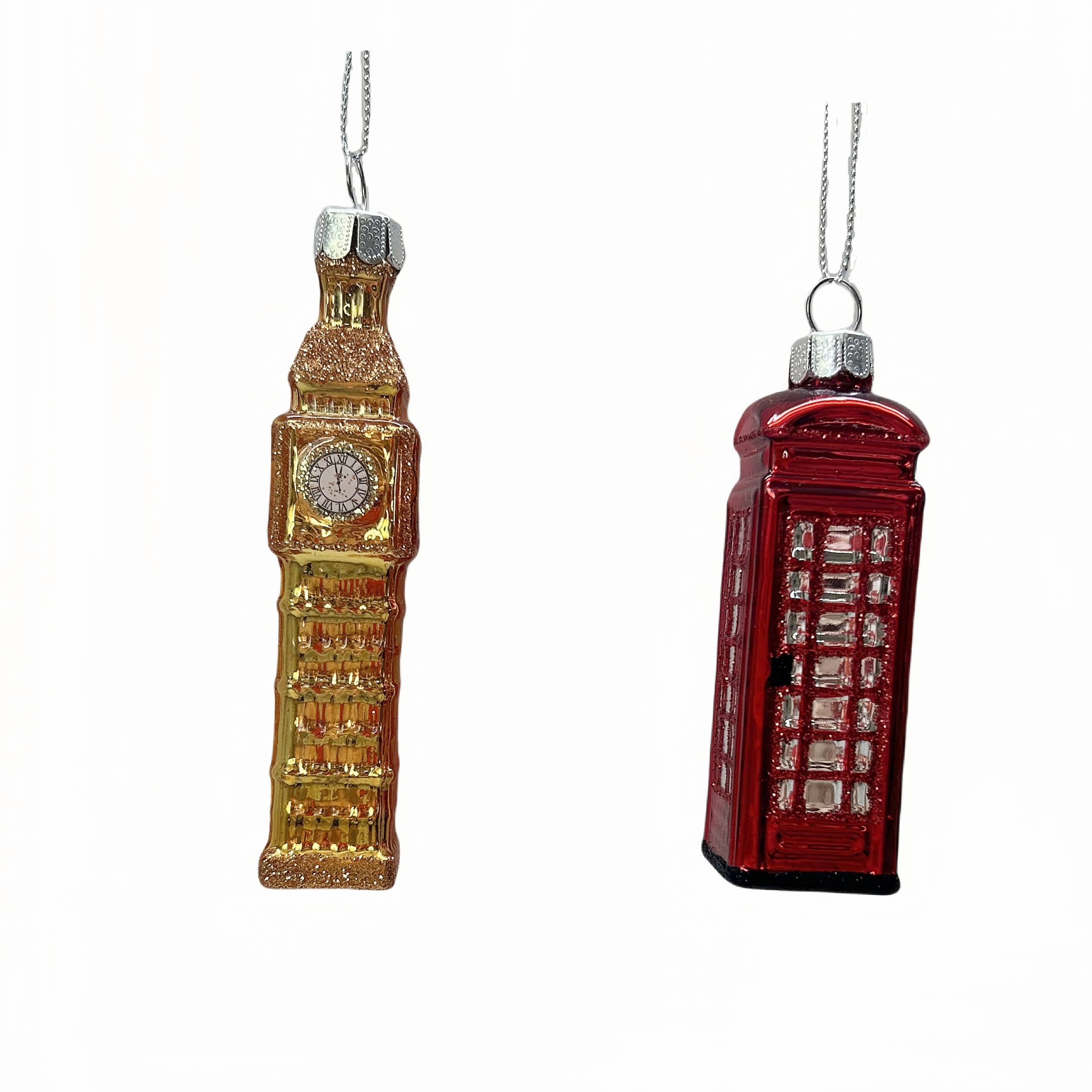 Assorted England Landmark Glass Ornament by Ashland&#xAE;, 1pc.