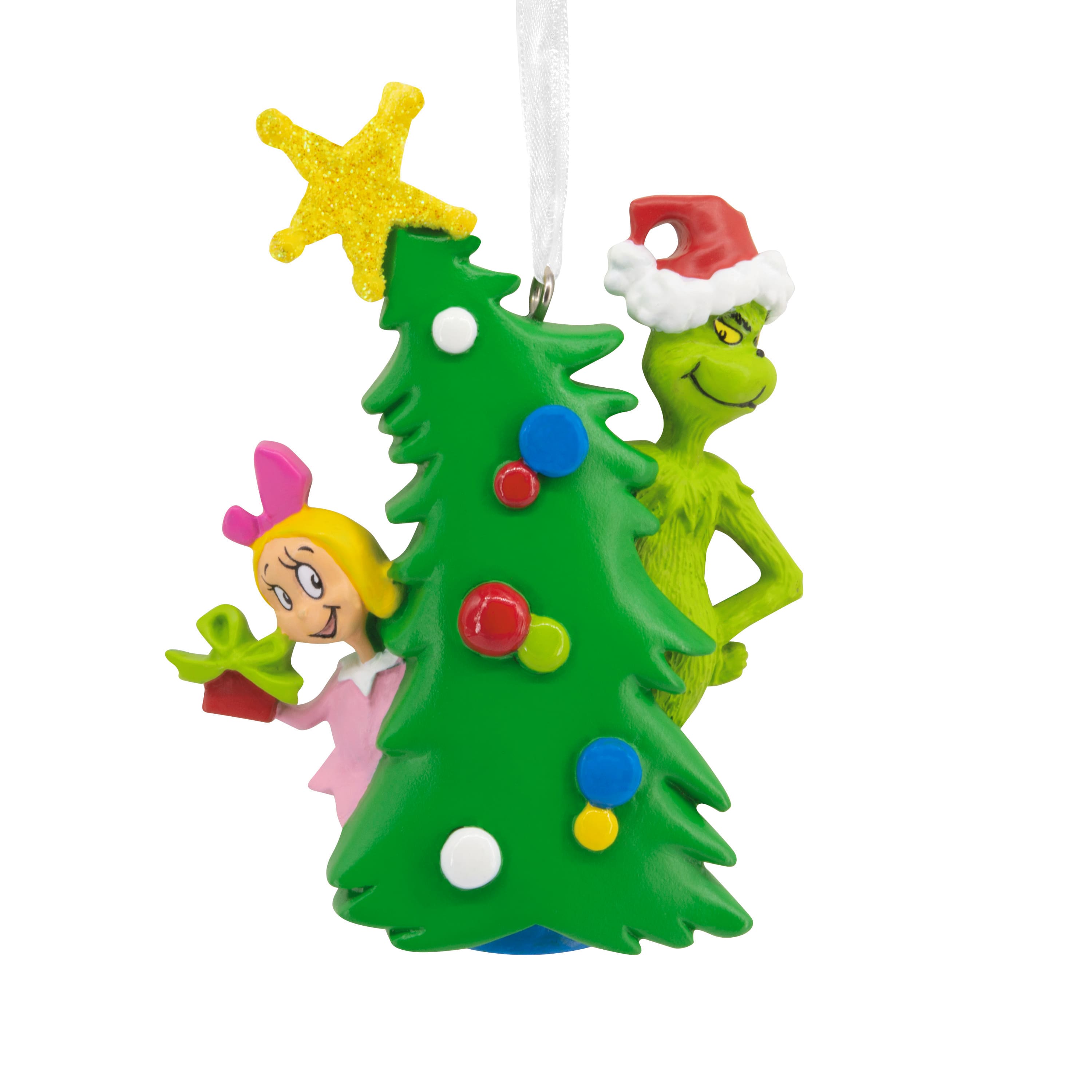 Hallmark 3&#x22; Grinch with Cindy-Lou Who Ornament