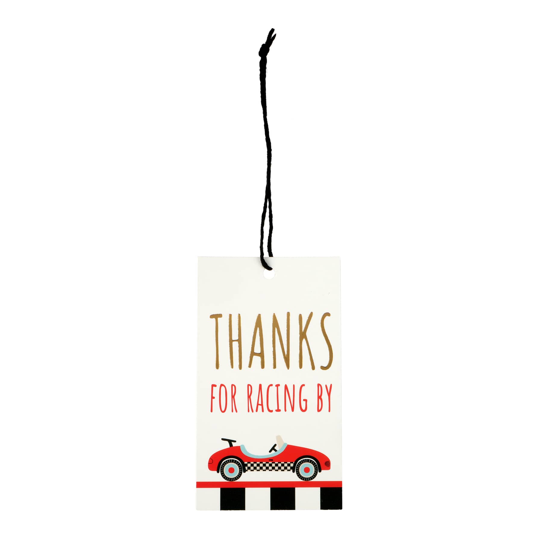 Thanks For Racing By Gift Tags, 12ct. by Celebrate It&#x2122;