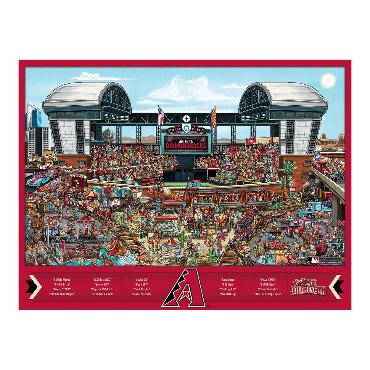 Arizona Diamondbacks Joe Journeyman 500 Piece Puzzle