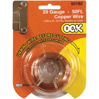 Ook® 20 Gauge Copper Picture Hanging Wire, 50ft.