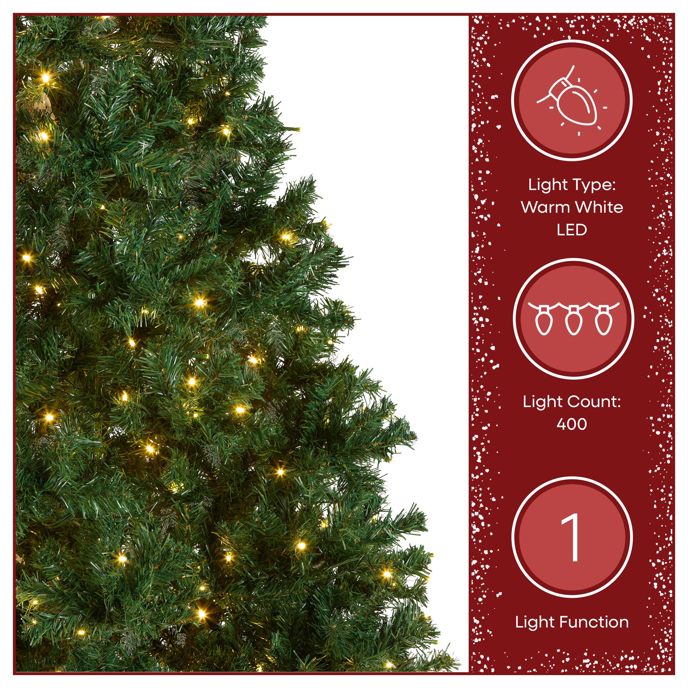 7.5ft. Pre-Lit Linden Spruce Artificial Christmas Tree