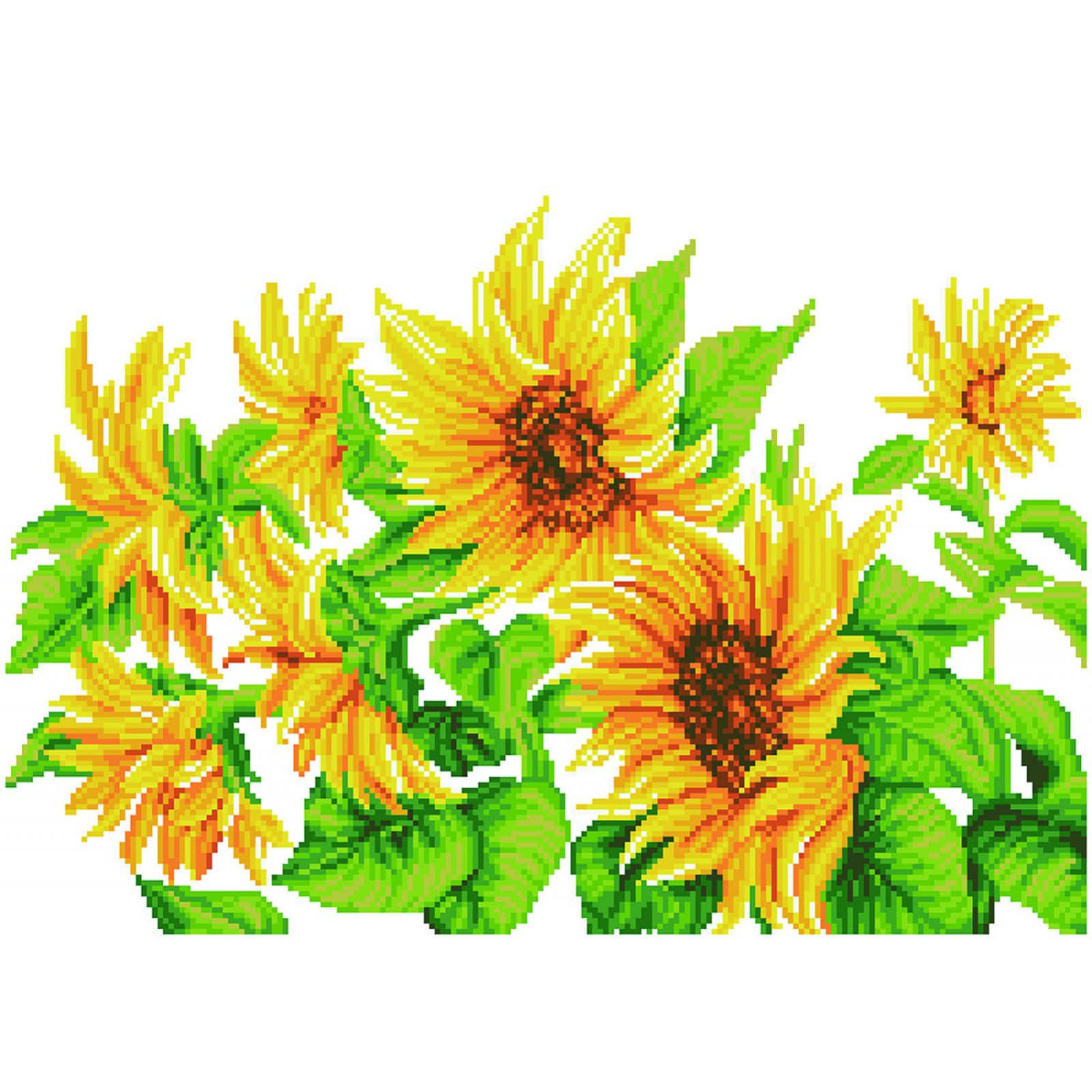 Diamond Dotz® Hazy Daze Sunflowers Diamond Painting Artwork Kit