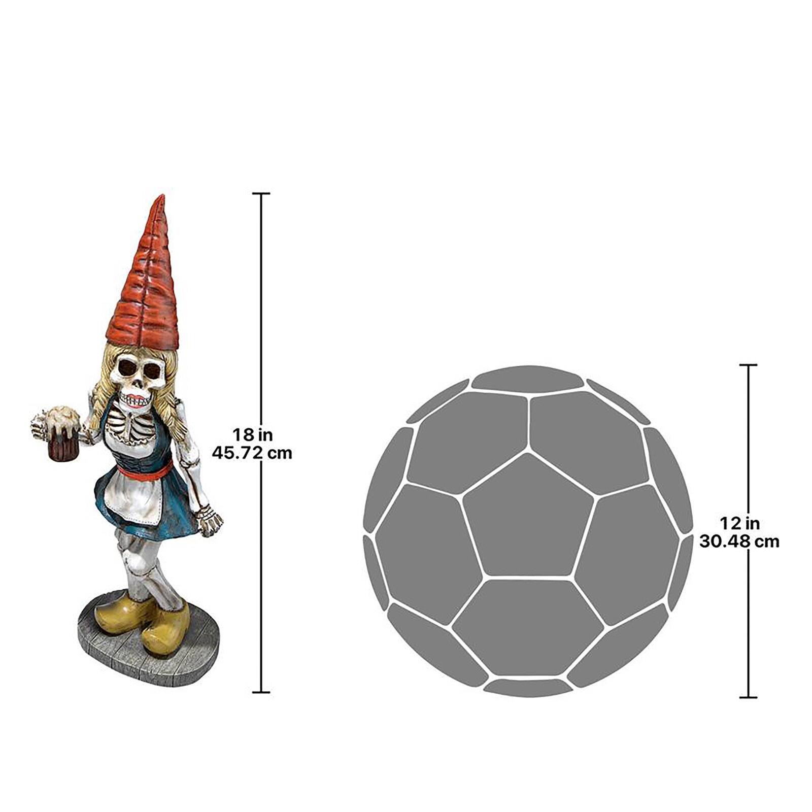 Design Toscano Gerta the Bavarian Oktoberfest Skeleton Gnome