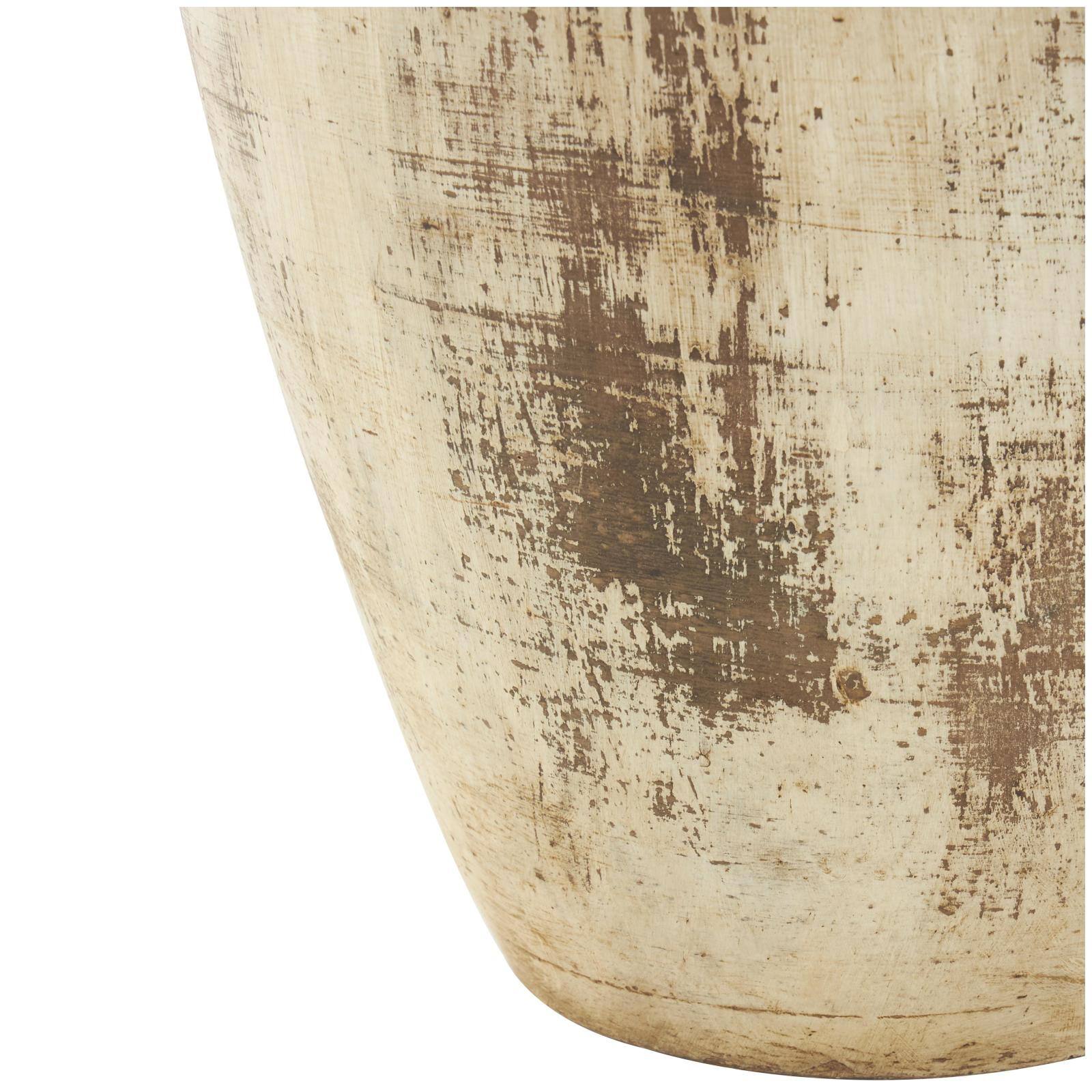 Brown Ceramic Antique Style Distressed Vase