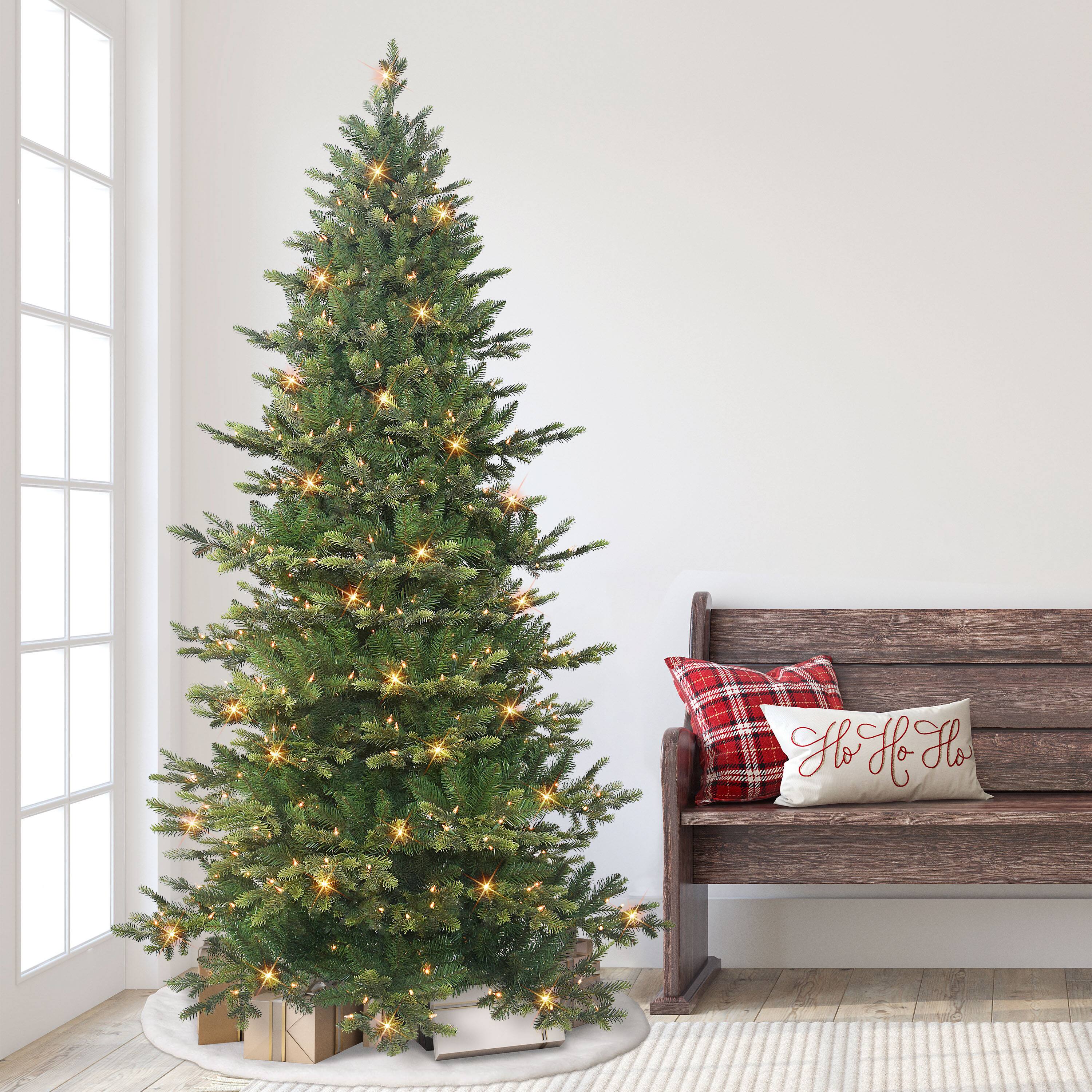 7.5ft. Pre-Lit Royal Majestic Douglas Fir Artificial Christmas Tree, Clear LED Lights