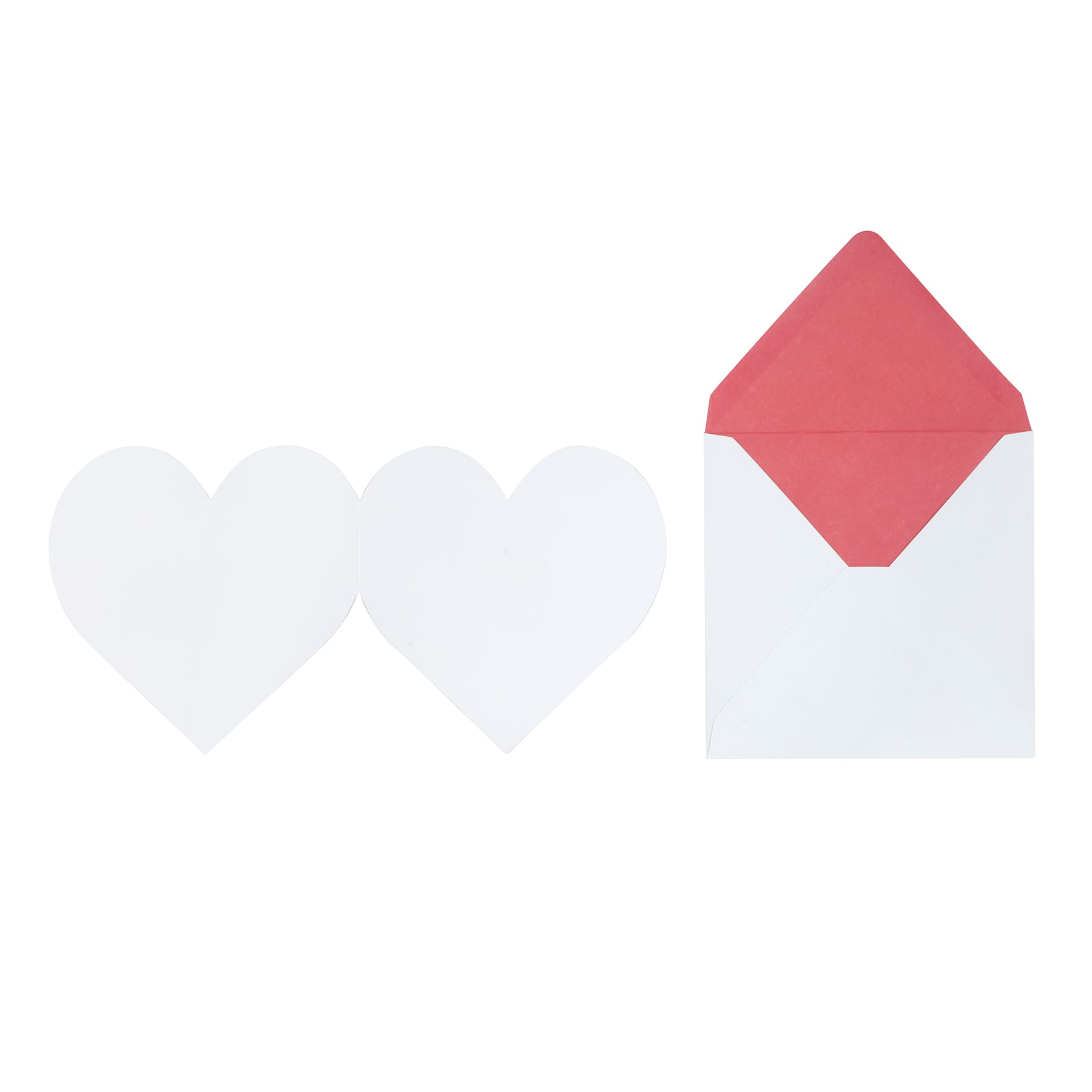 Valentine&#x27;s Day 4&#x22; x 4&#x22; Red Hearts Cards &#x26; Envelopes, 18ct. by Recollections&#x2122;