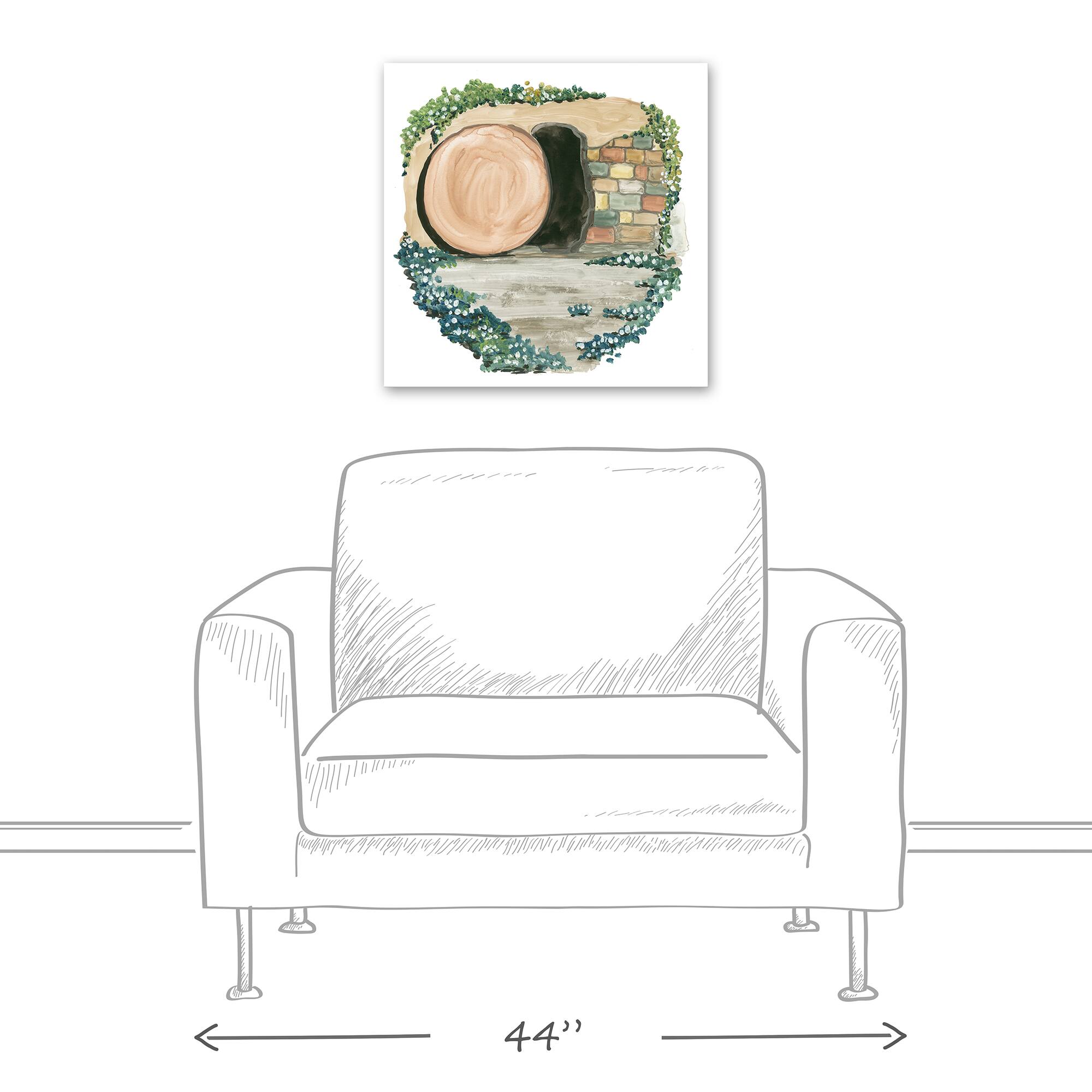 Easter Tomb Canvas Wall Art