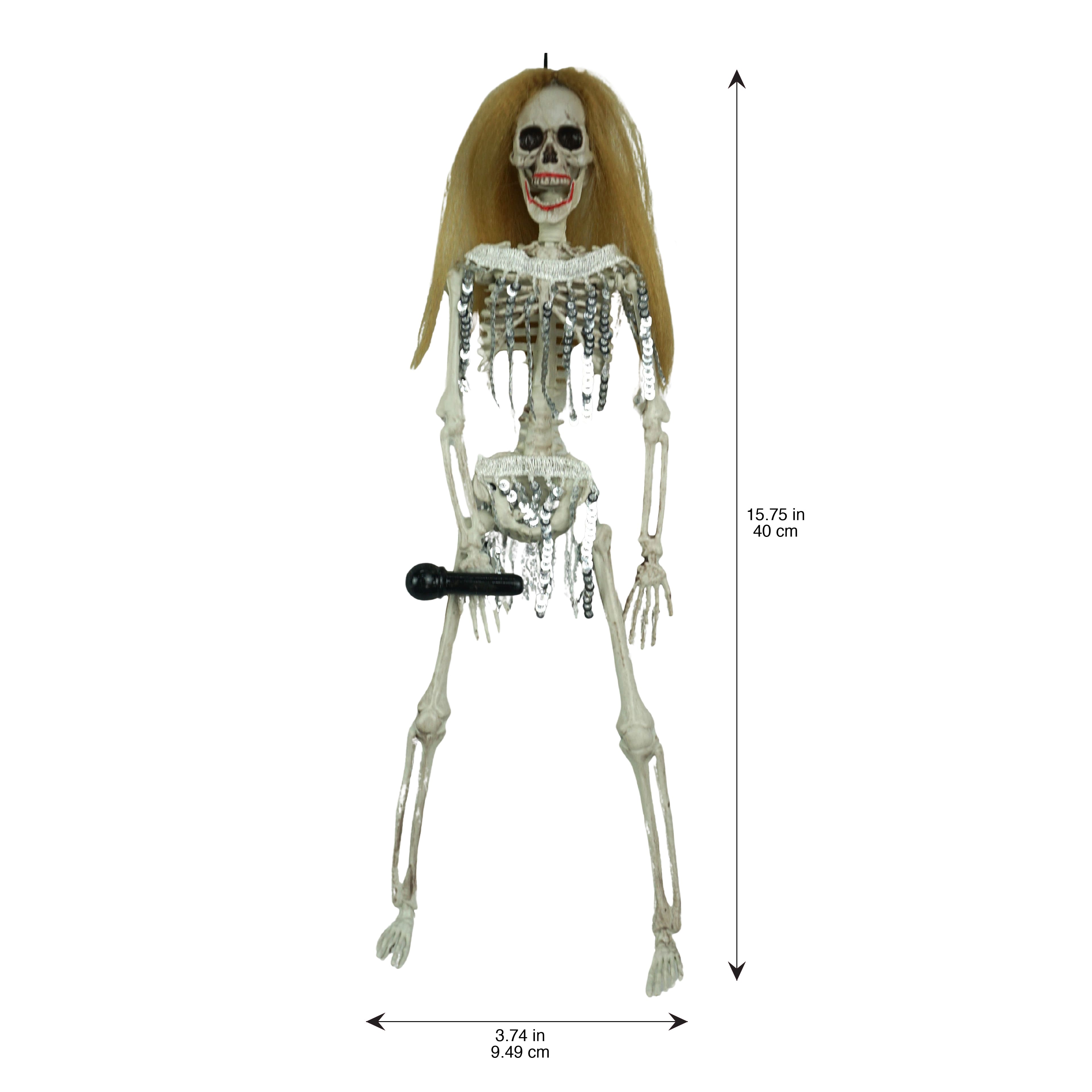 16&#x22; Pop Star Skeleton with Gold Hair by Ashland&#xAE;