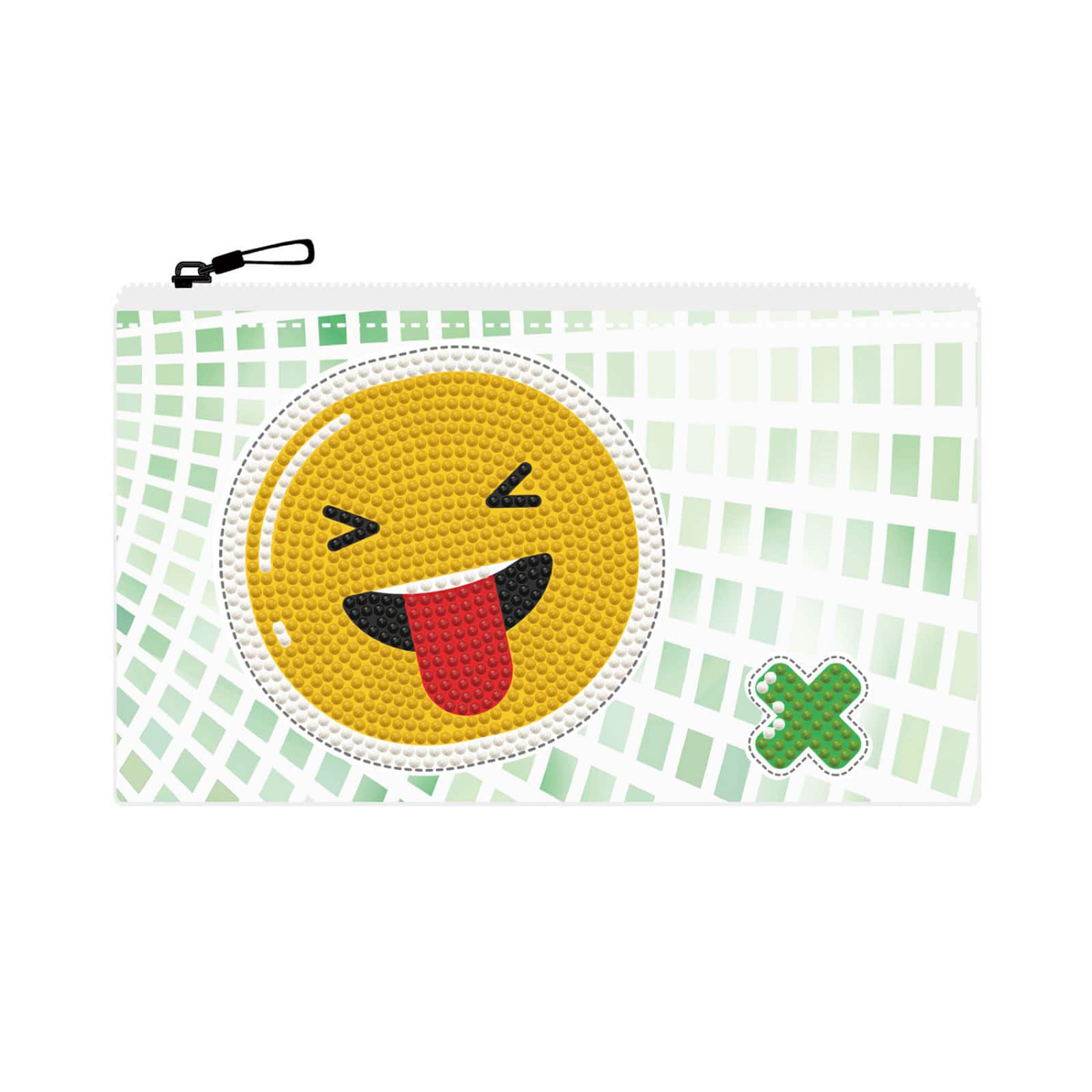 Diamond Dotz® Beginner Happy Grin Zipper Pouch Diamond Painting Kit