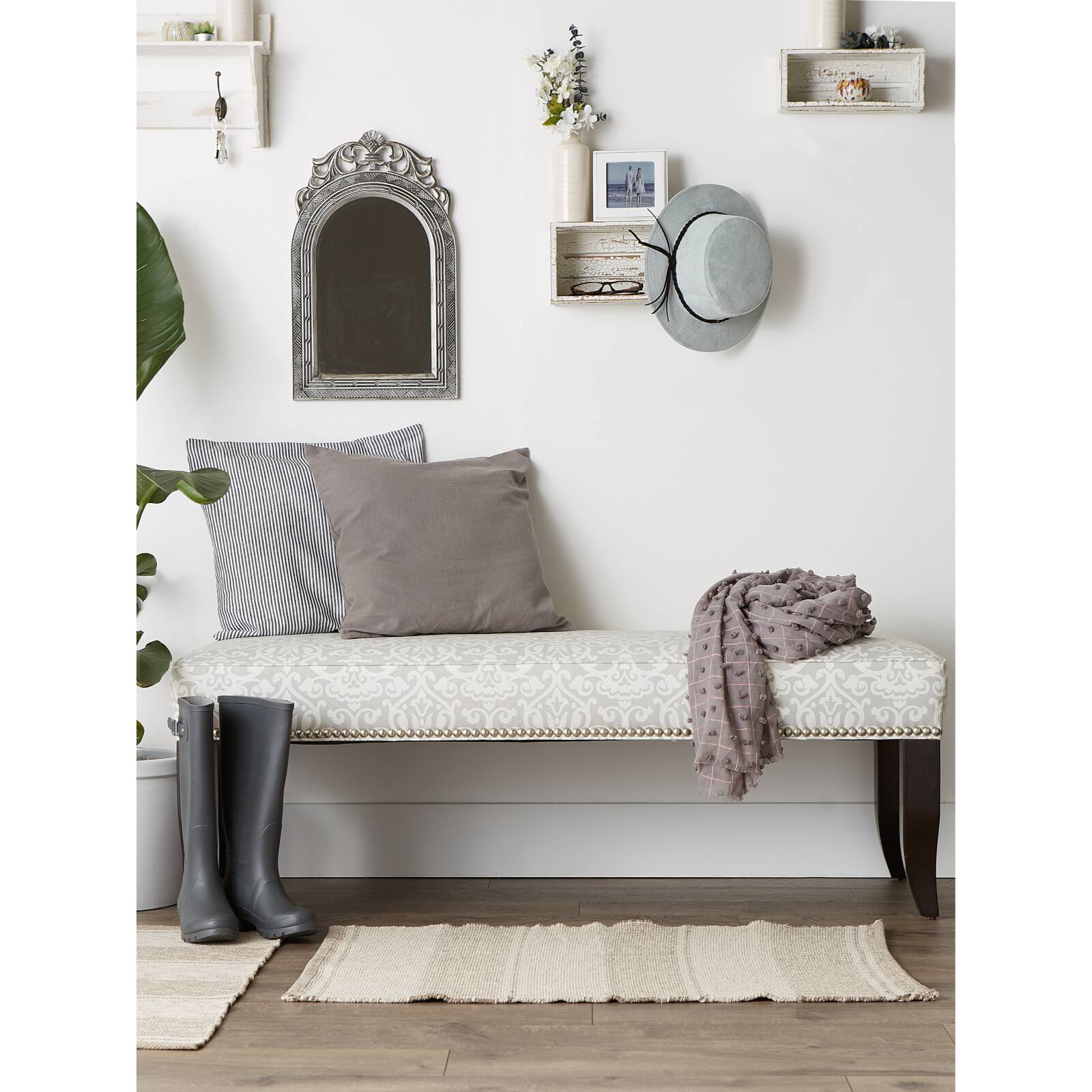 DII® Shadow Stripe Variegated Recycled Yarn Rug Set