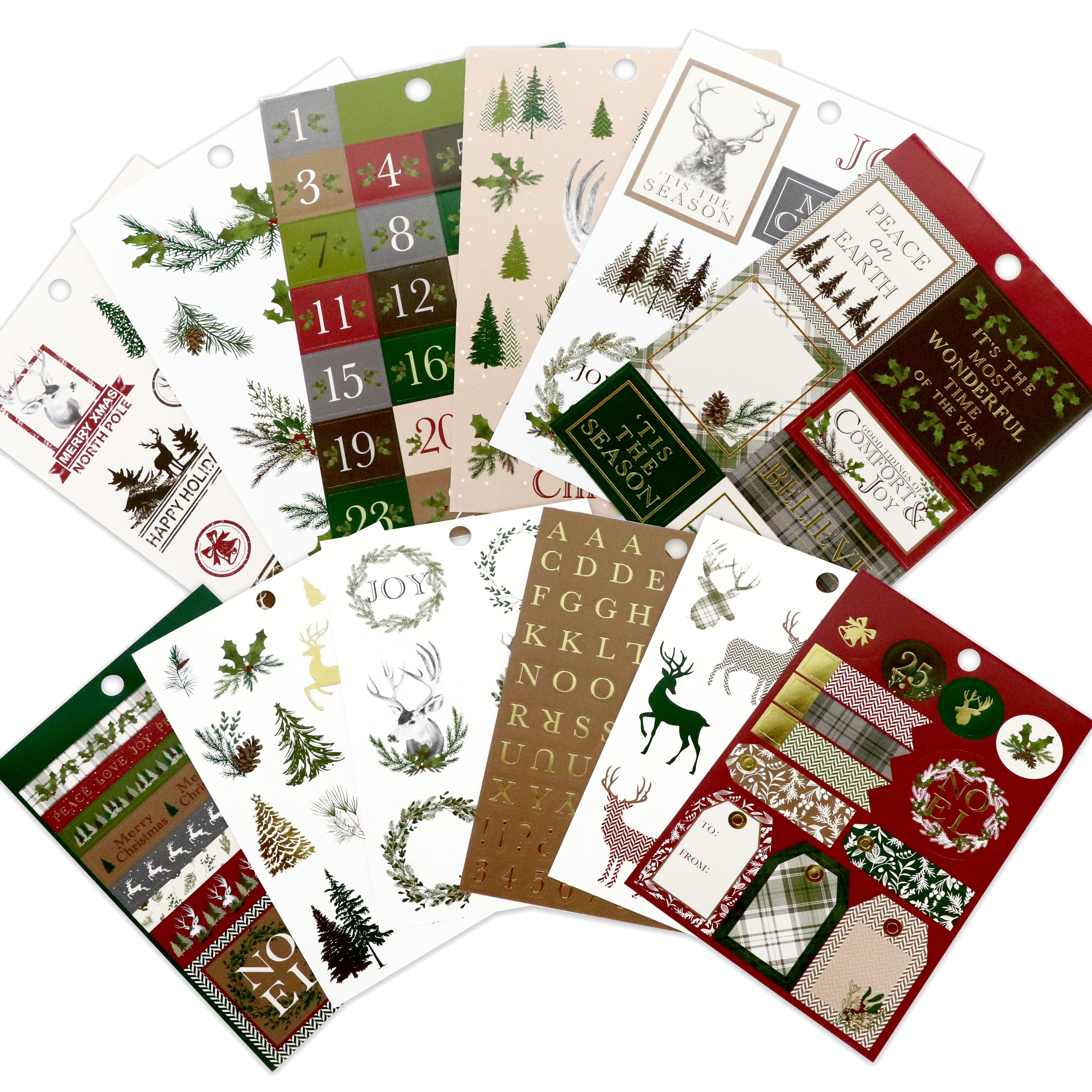 Pine &#x26; Plaid Sticker Book by Recollections&#x2122;