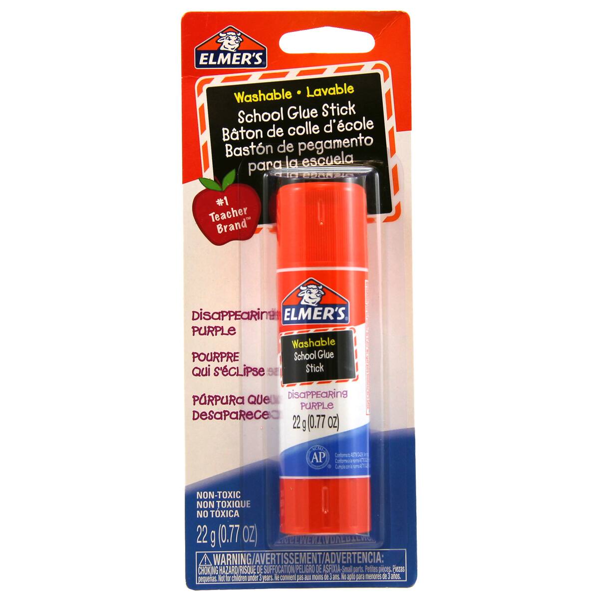 Elmers Brands School Disappearing Purple Glue Stick - 0.77 oz stick