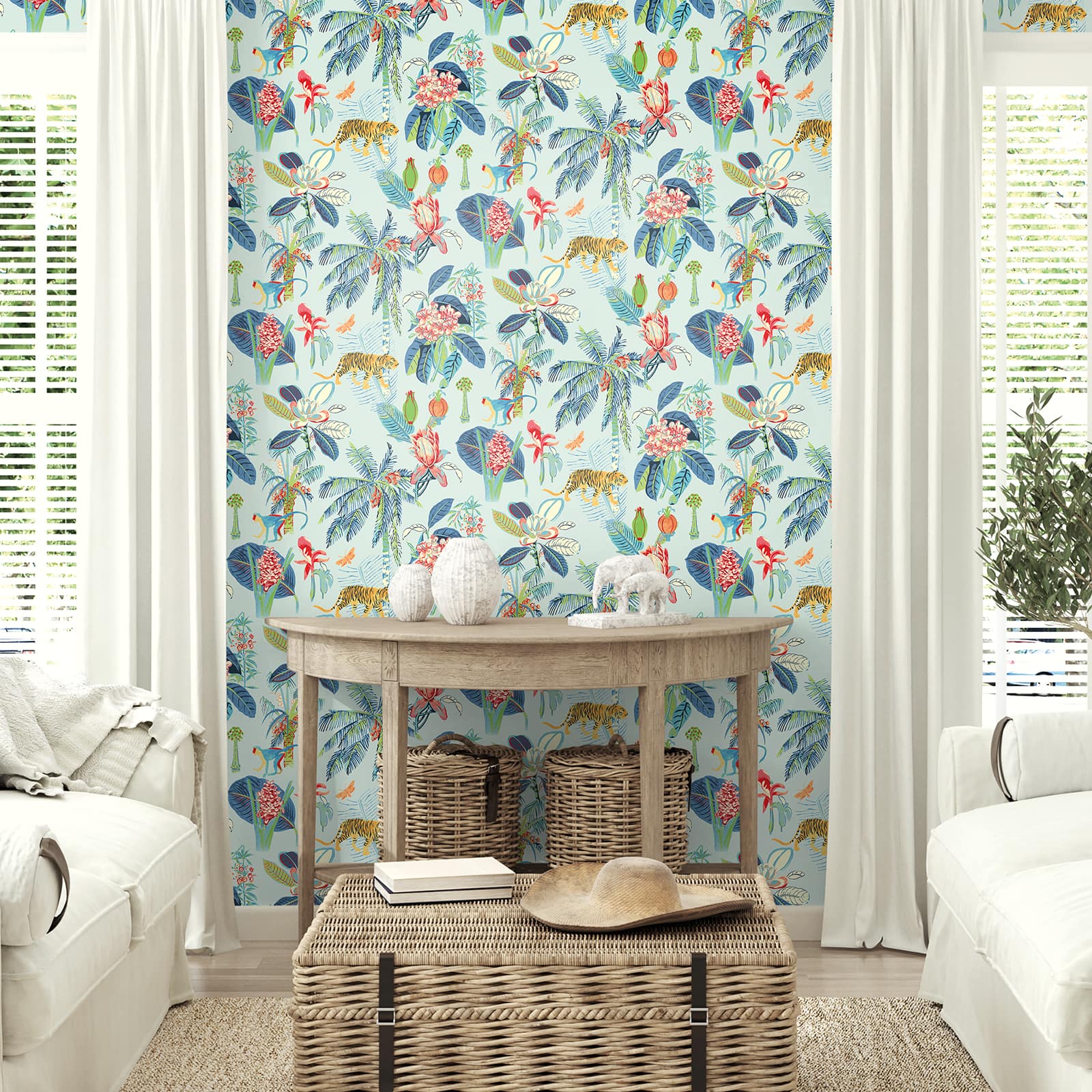 Tommy Bahama Heavenly Kingdom Peel & Stick Wallpaper