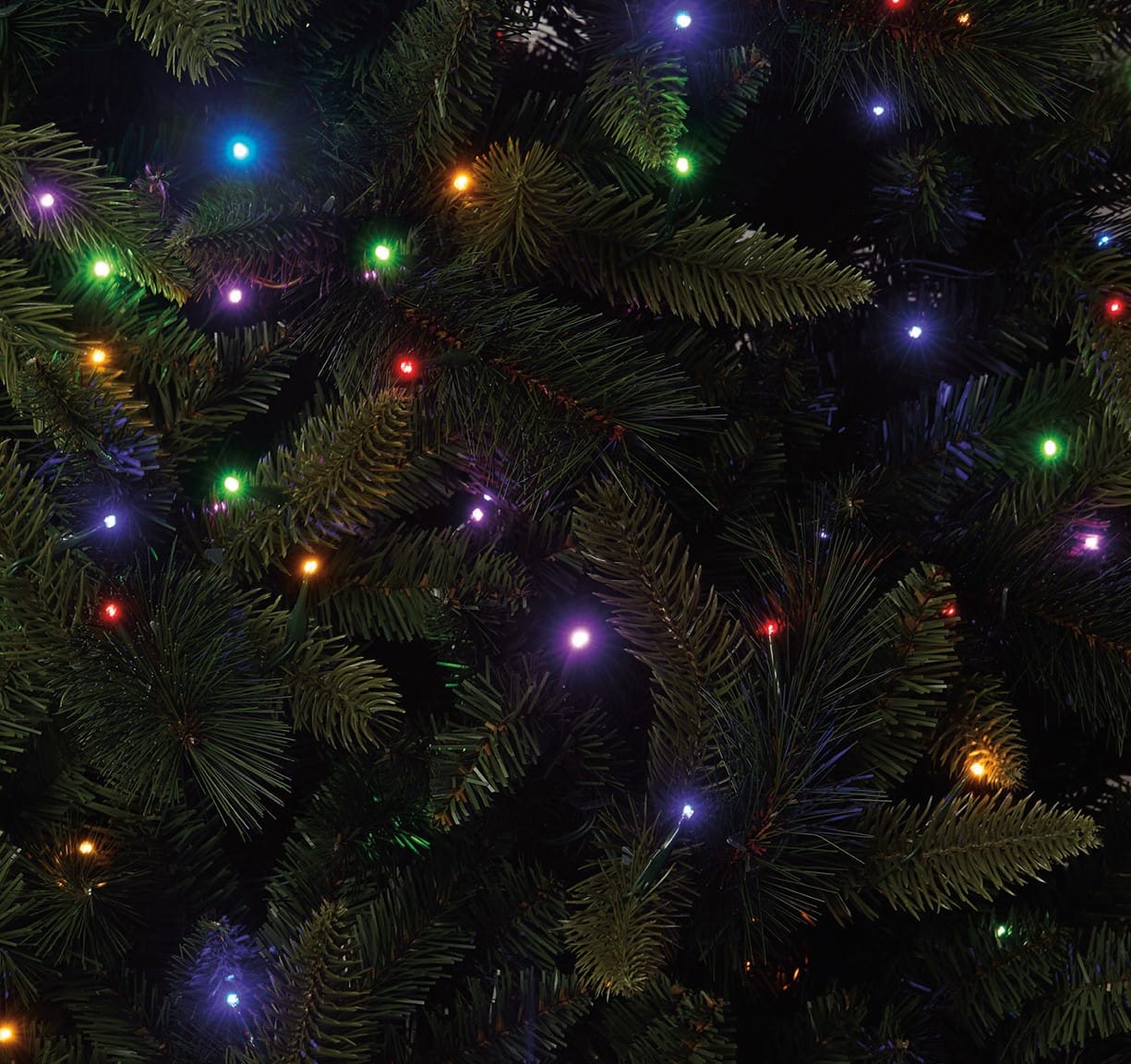 7.5ft. Pre-Lit Glendale Spruce Artificial Christmas Tree, LumaDazzle&#x2122; Color Changing LED Lights by Ashland&#xAE;