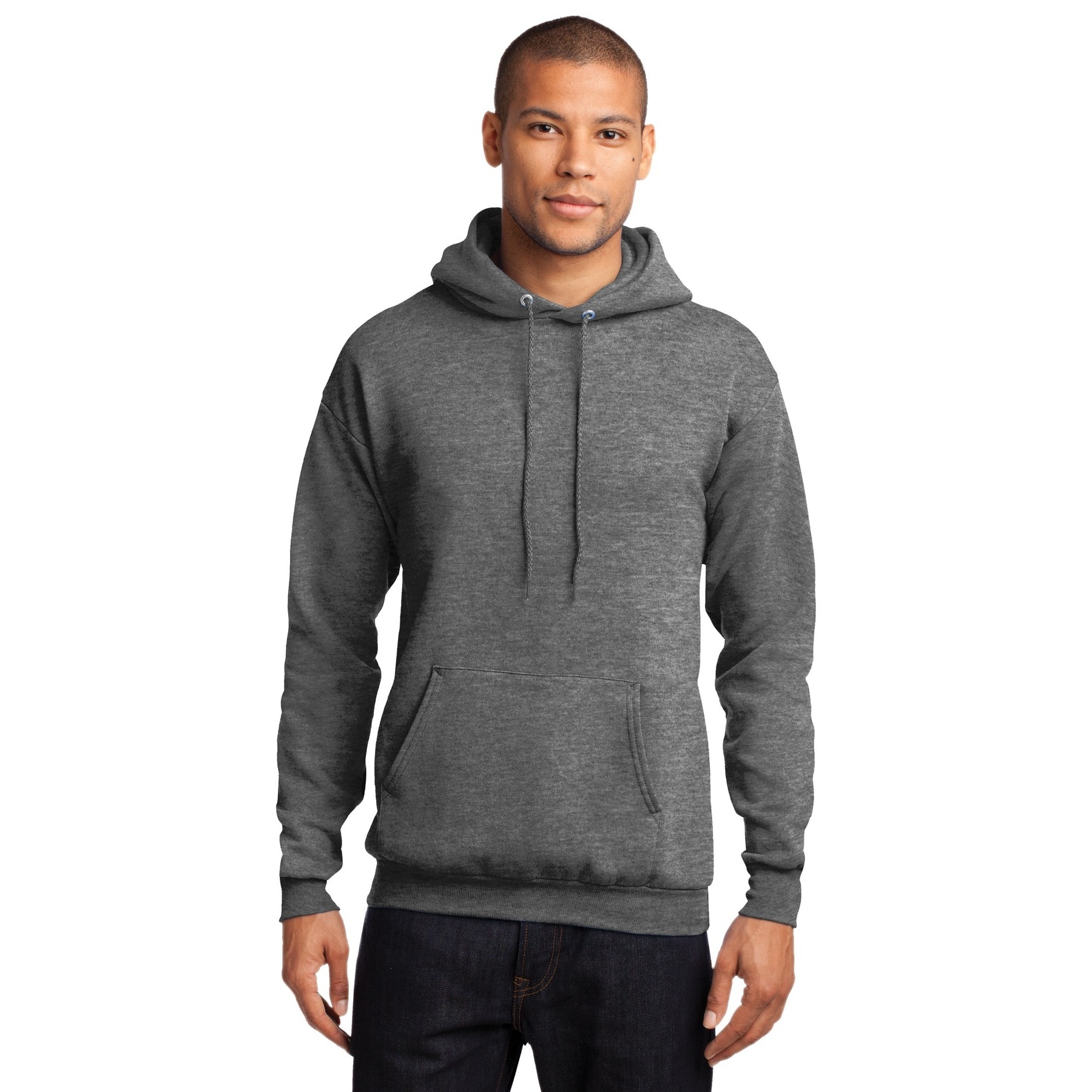 Port & Company® Heathered Colors Core Fleece Pullover Hooded Sweatshirt