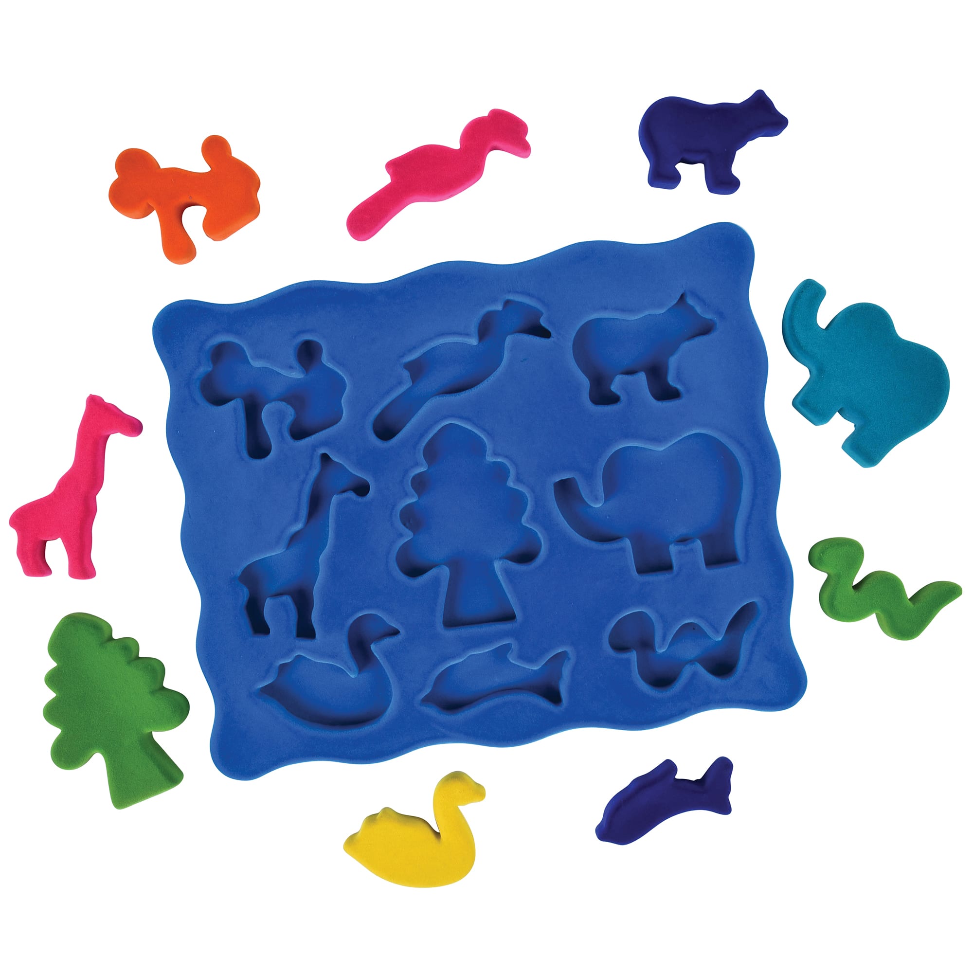 Rubbabu&#xAE; 3D Shape Sorter Animal Puzzle