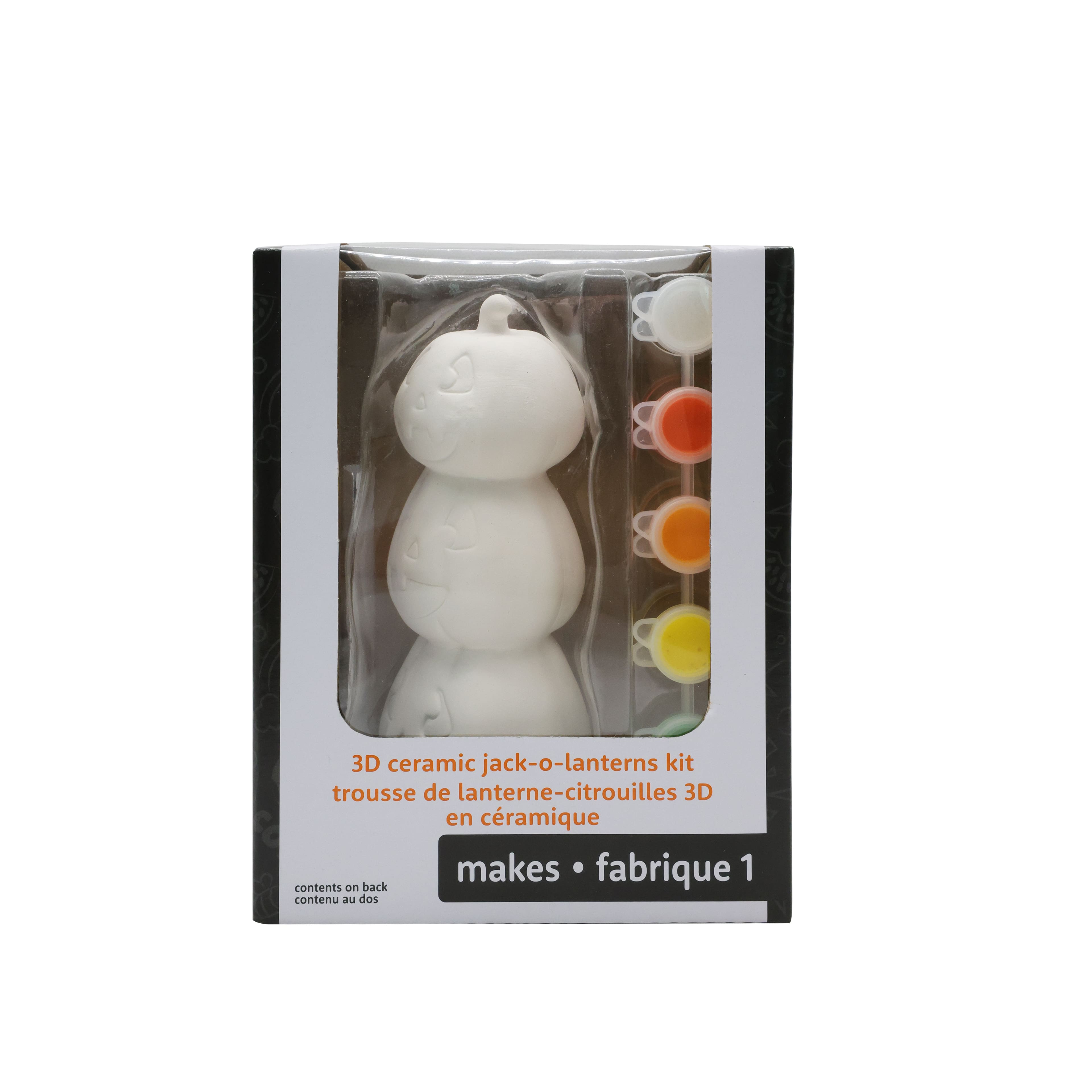 3D Ceramic Jack-O'-Lantern Stack Kit by Creatology™